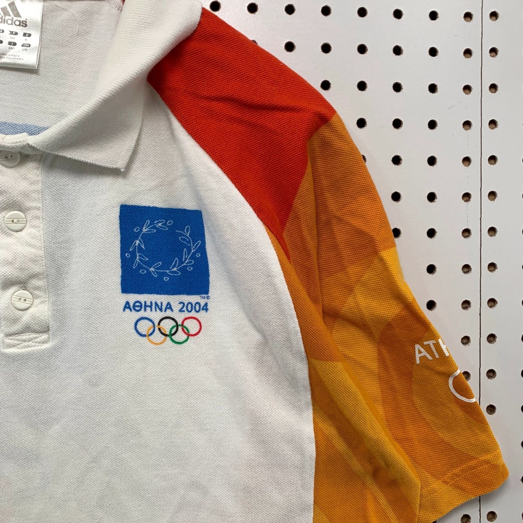 Adidas VINTAGE Adidas Athens 2004 Polo Shirt Mens Large White Olympics Volunteer Polo Shirt Mens Large White Olympics Volunteer Size US L / EU 52-54 / 3 - 6 Thumbnail