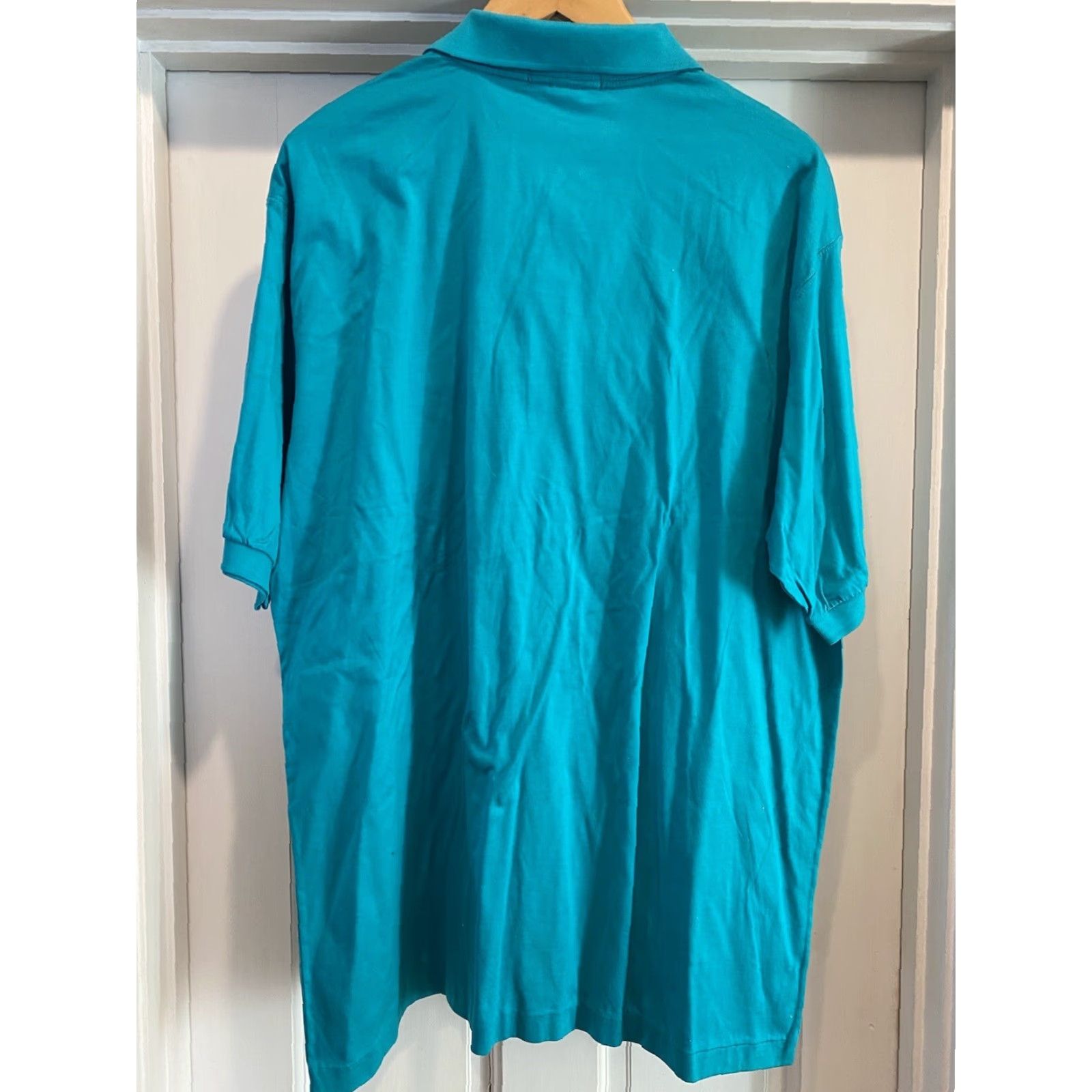 Vintage VINTAGE Polo Shirt La Mode Green Polo Shirt NOS XL Men Green Cotton Golf NWT 90s Mens Size US XL / EU 56 / 4 - 2 Thumbnail