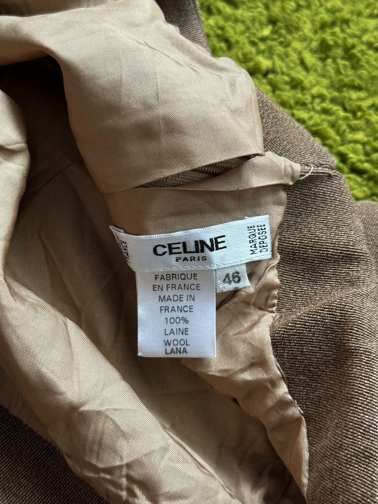 Celine × Vintage Celine 90s vintage archive 100% wool skirt Size 32" / US 10 / IT 46 - 3 Thumbnail