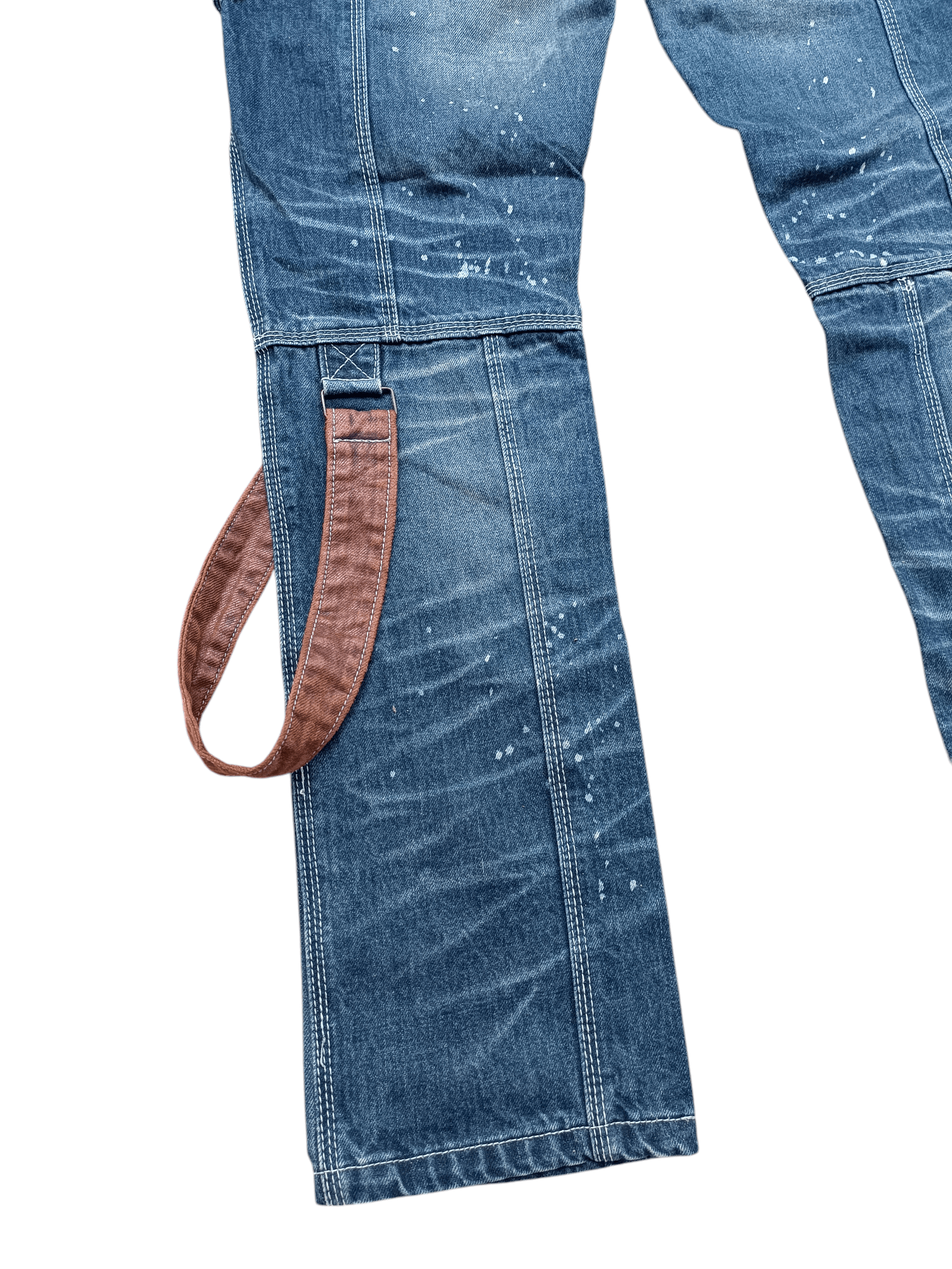 Hysteric Glamour RARE Joneaa Multi Pocket Design Knee Strap Jeans Size US 30 / EU 46 - 10 Thumbnail
