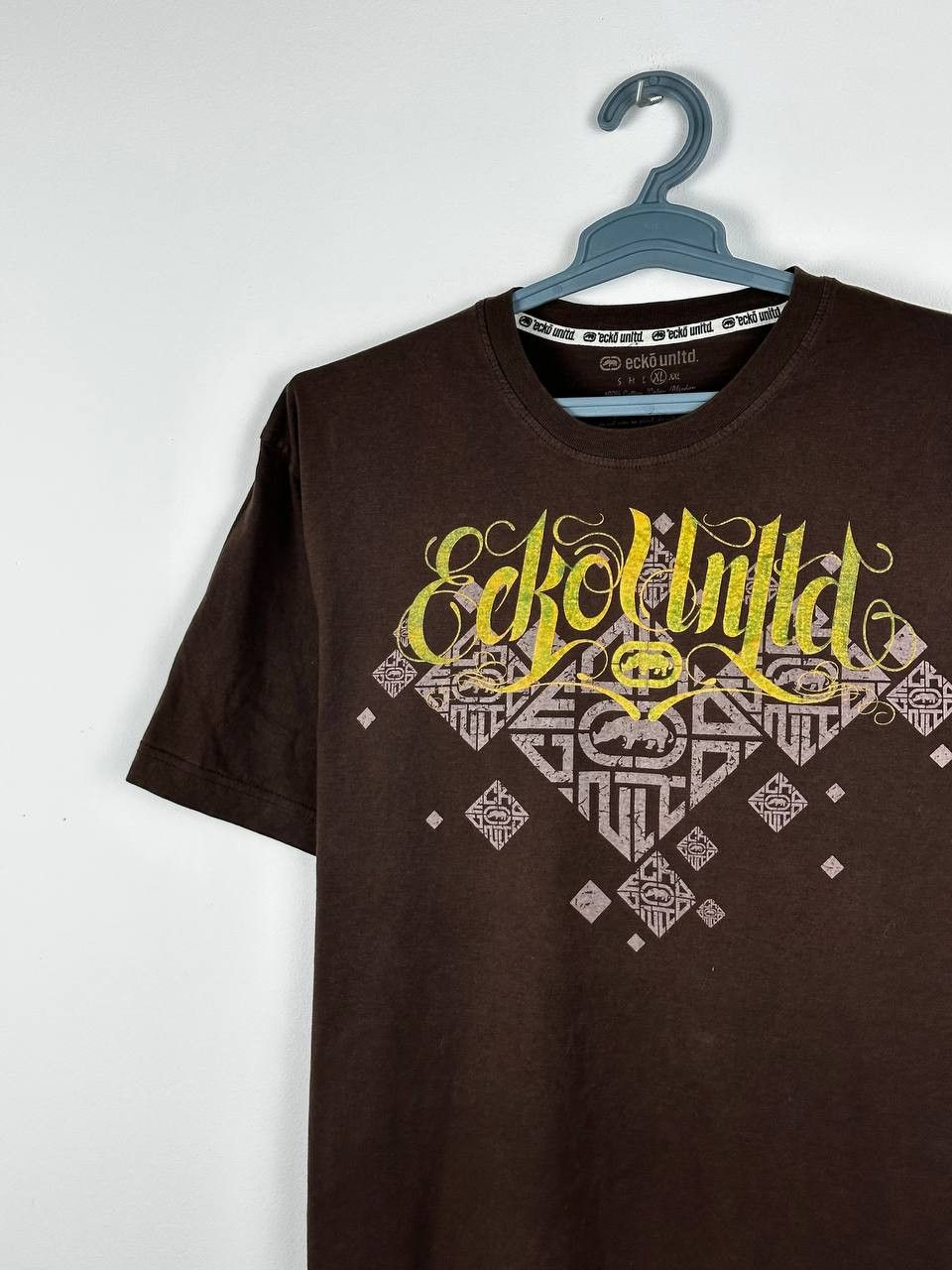 Ecko Unltd. Vintage Ecko Y2K Brown T Shirt Size US XL / EU 56 / 4 - 1 Thumbnail