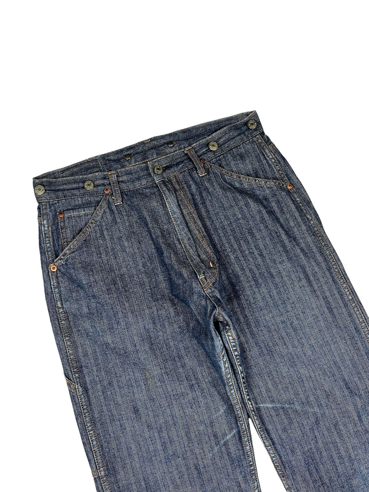Hysteric Glamour 90s Hysteric Glamour Kinky Herringbone Twill Carpenter Jeans Size US 33 - 5 Thumbnail