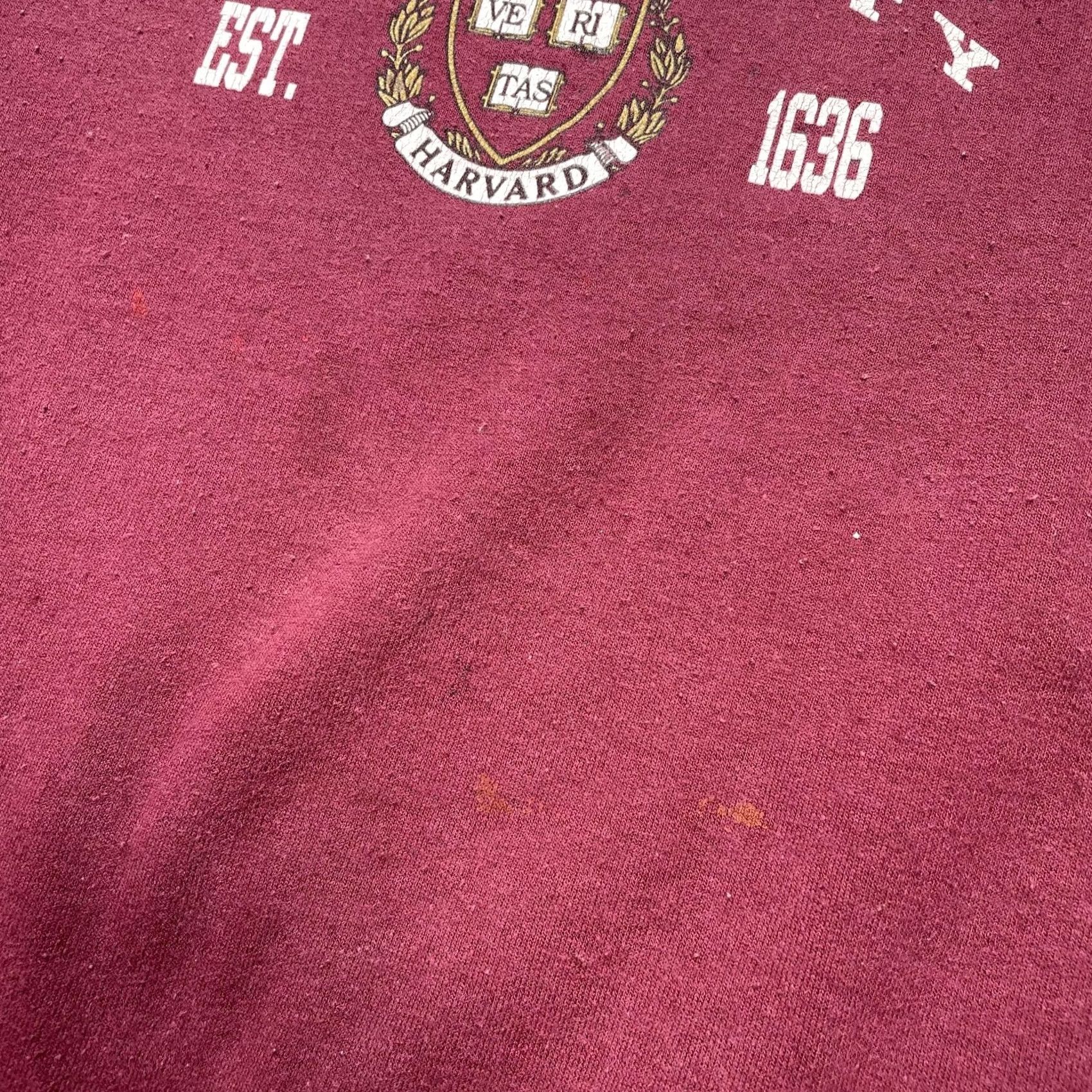 Gildan Harvard University Sweatshirt Mens Medium Red Crest Logo Fleece Gildan Heavy Blend Pullover Crew Neck Long Sleeve Size US M / EU 48-50 / 2 - 4 Thumbnail