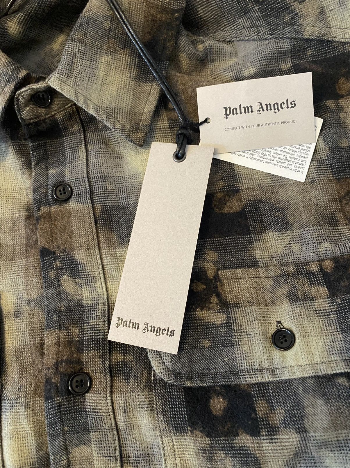 Palm Angels Palm Angels flannel shirt XL BNWT oversize logo Size US XL / EU 56 / 4 - 5 Thumbnail