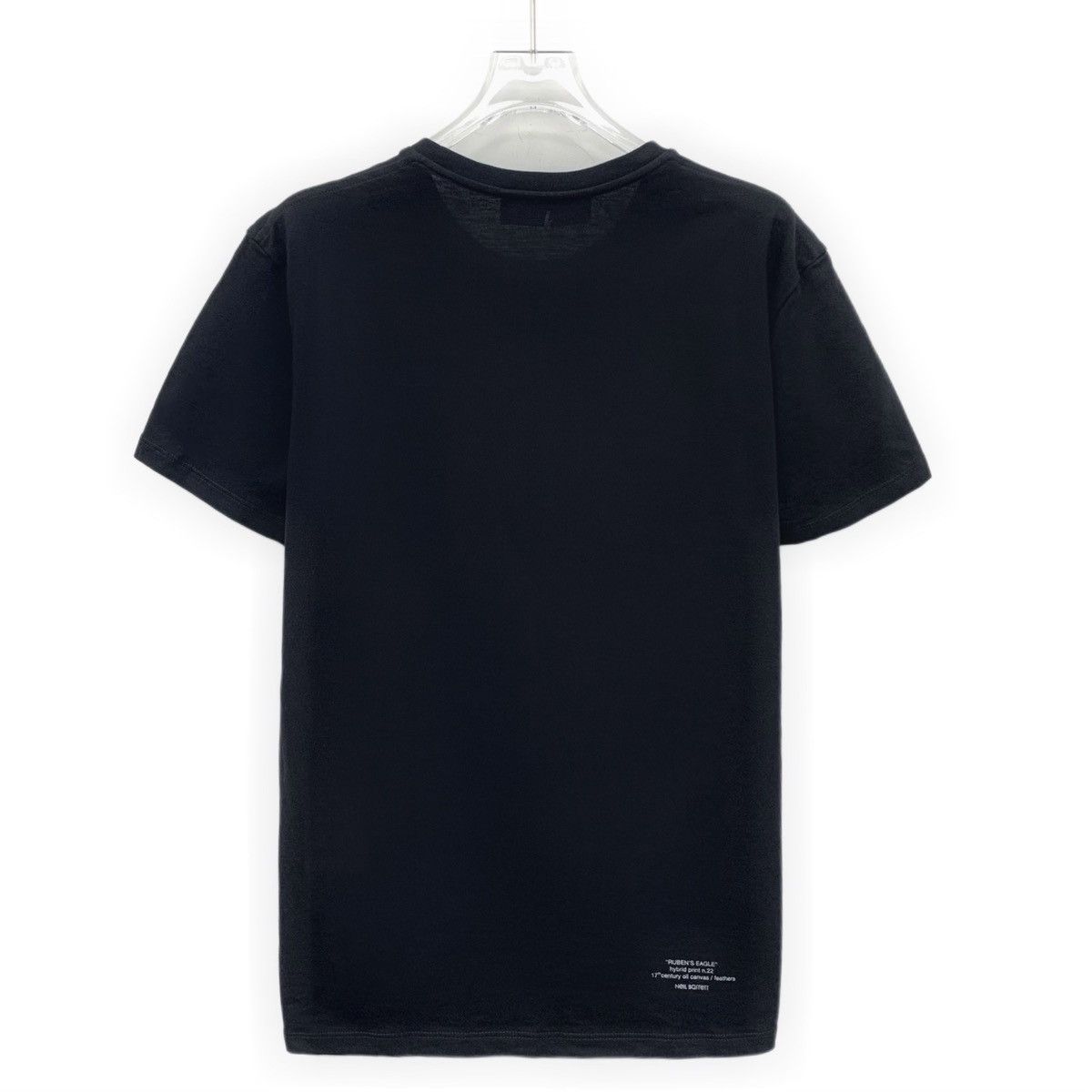 Neil Barrett Neil Barrett Black Angel & Eagle Print Cotton T-shirt K26WX Size US S / EU 44-46 / 1 - 2 Thumbnail