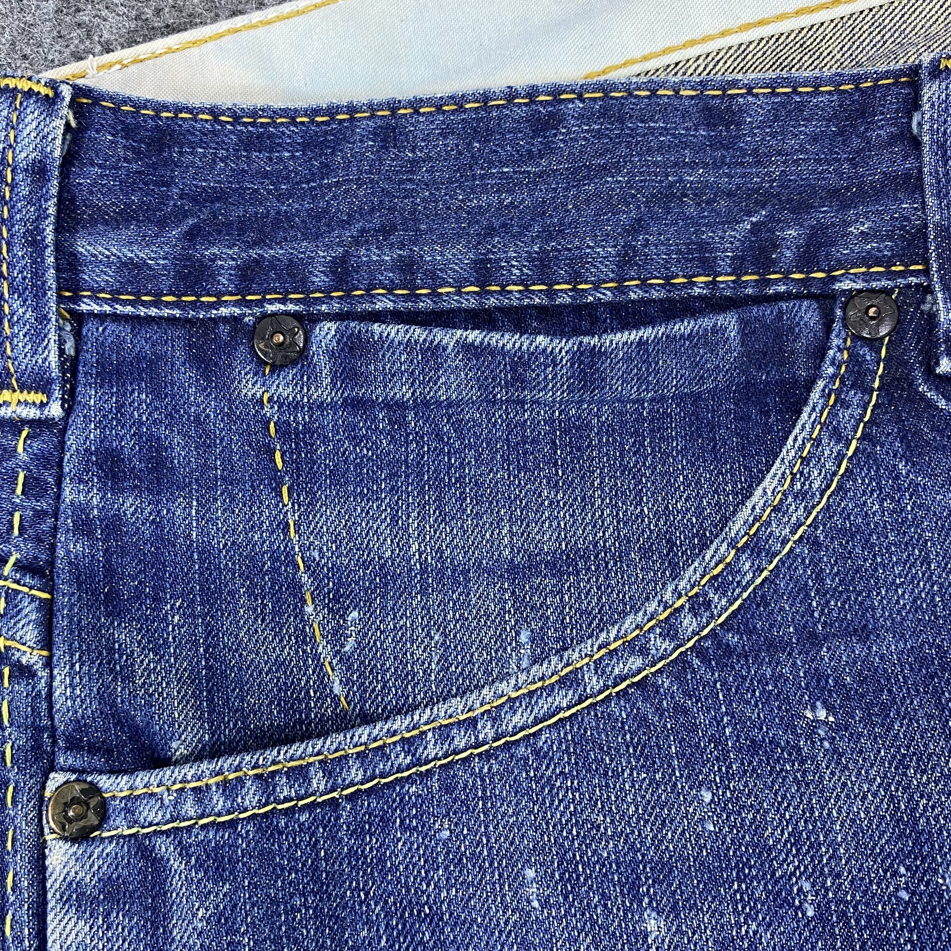 Jean × Levi's × Vintage Vintage Levis Distressed Wash Jeans-J1143 Size US 36 / EU 52 - 4 Thumbnail