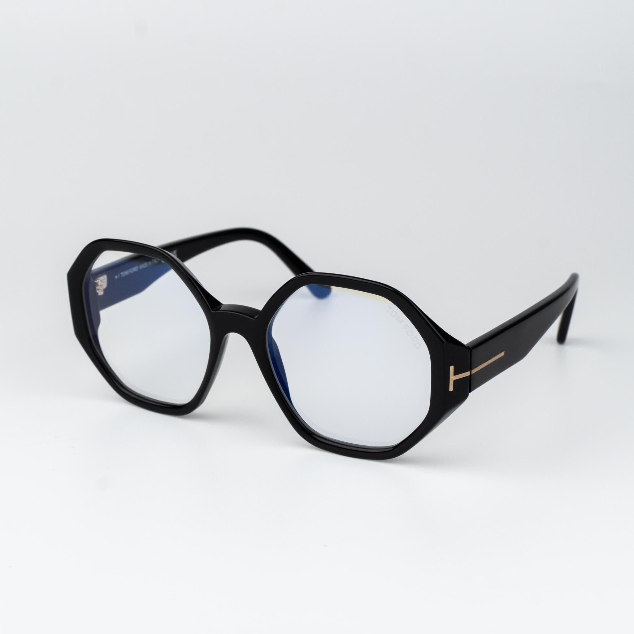 Tom Ford Tom Ford Woman Eyeglasses Round FT5967-B 001 NEW AUTHENTIC Size ONE SIZE - 3 Thumbnail
