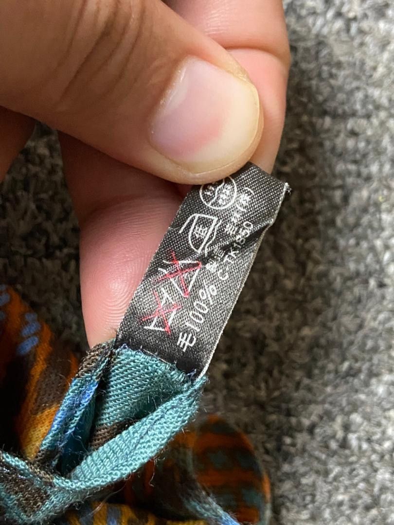 Pierre Balmain Vintage Pierre Balmain Plaid & Paisley Pattern Scarf (179) Size ONE SIZE - 6 Thumbnail