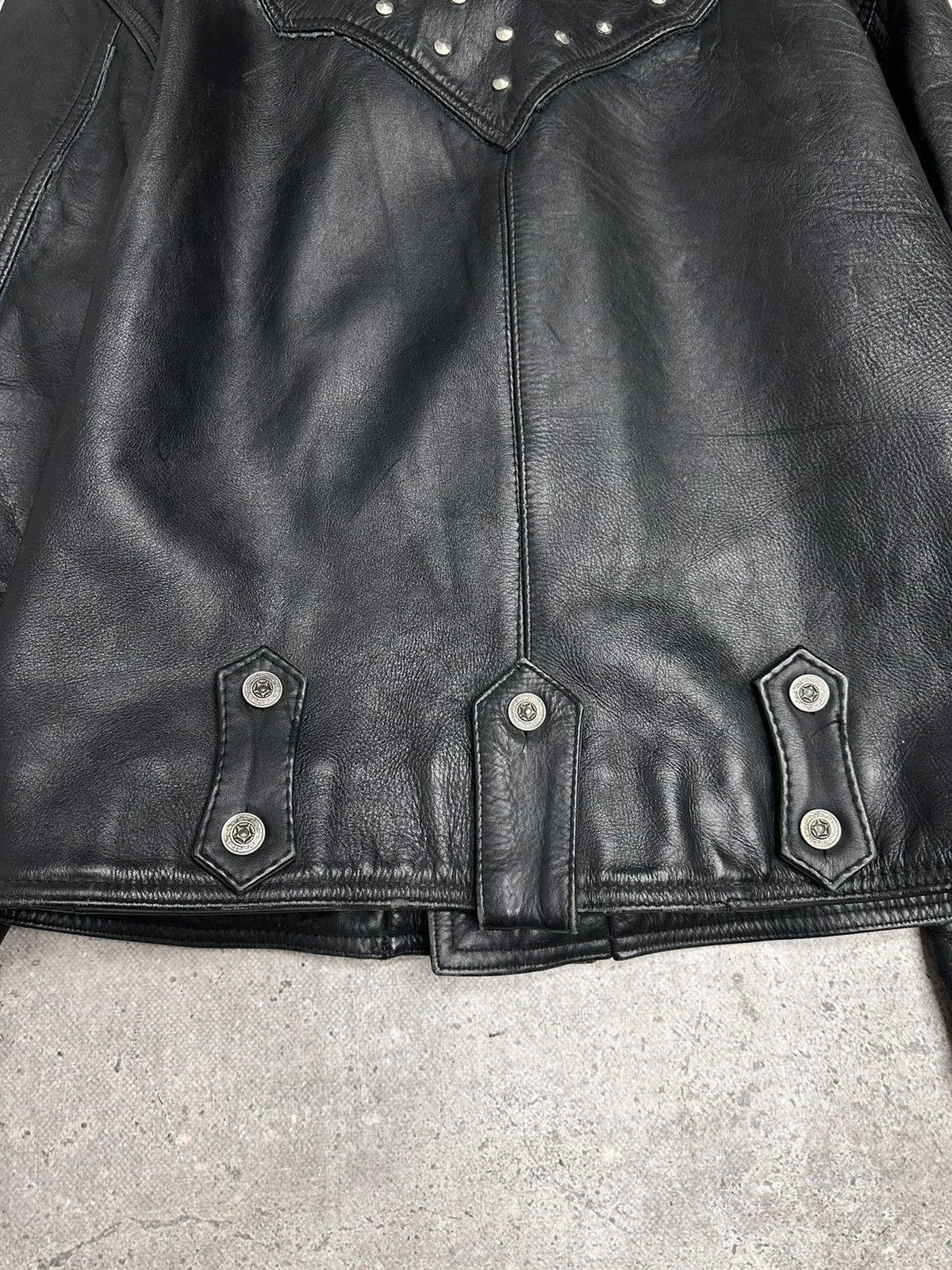 Ann Demeulemeester Vintage Leather Jacket Schott Racing Moto Y2K Avantgarde GOA Size US M / EU 48-50 / 2 - 4 Thumbnail
