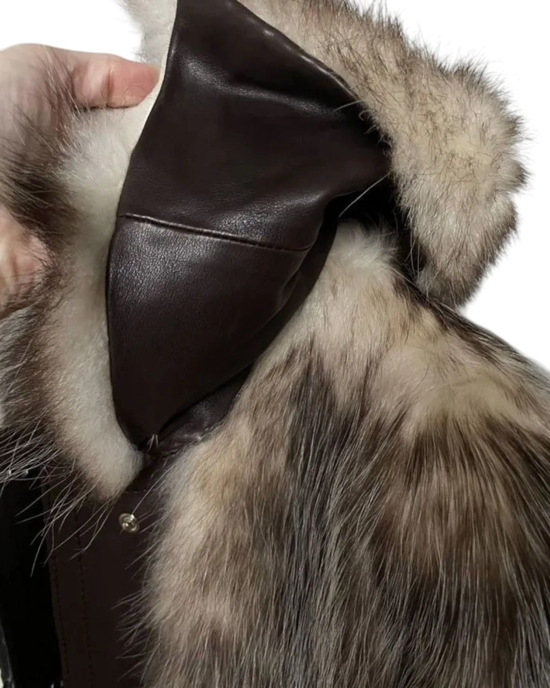 Gucci F/W 2007 RUNWAY WOMEN'S VARIATION OPOSSUM FUR LEATHER JACKET Size XS / US 0-2 / IT 36-38 - 9 Thumbnail