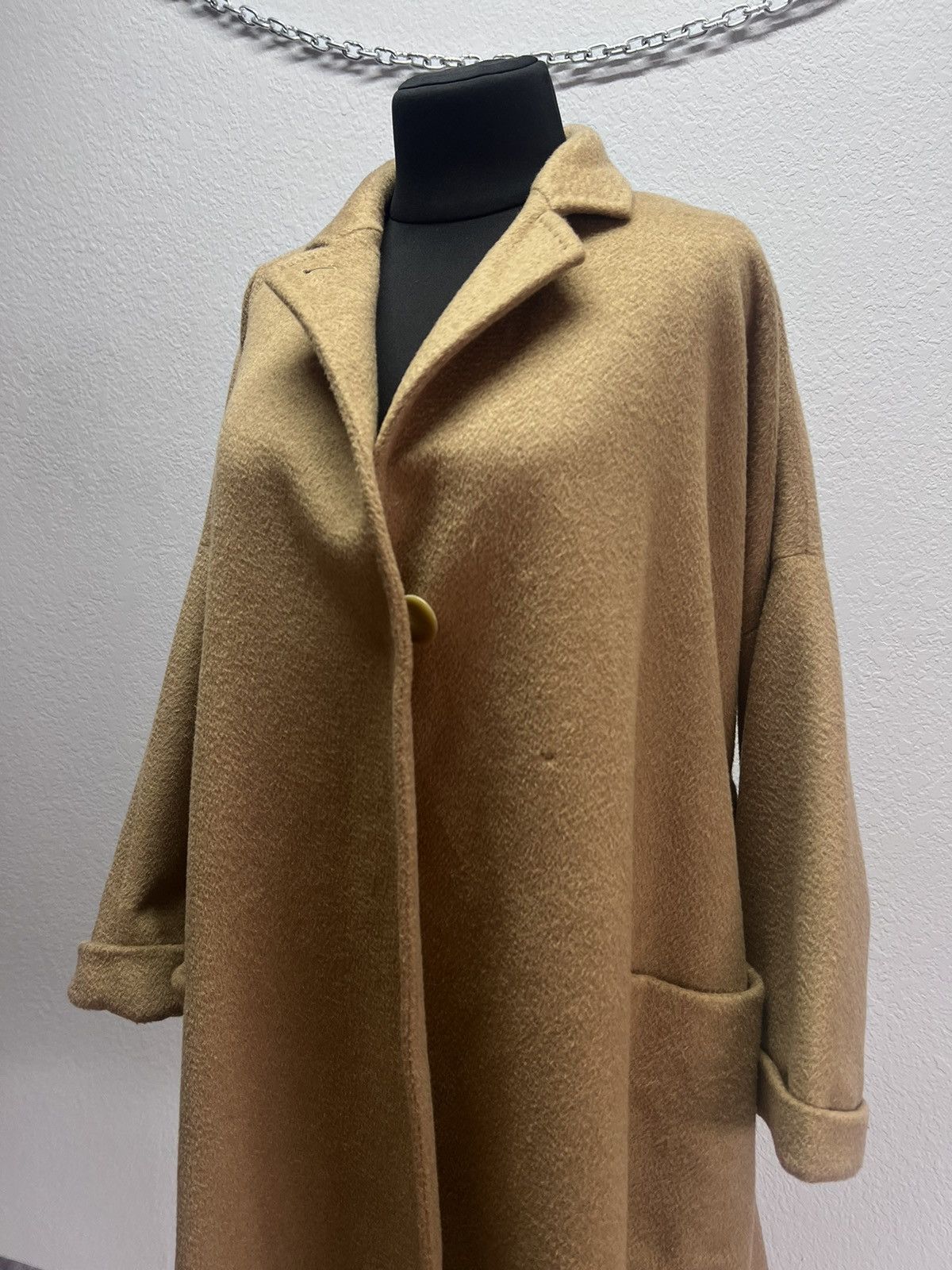 Max Mara VINTAGE Max Mara LONG Coat wool and angora Size M / US 6-8 / IT 42-44 - 2 Thumbnail