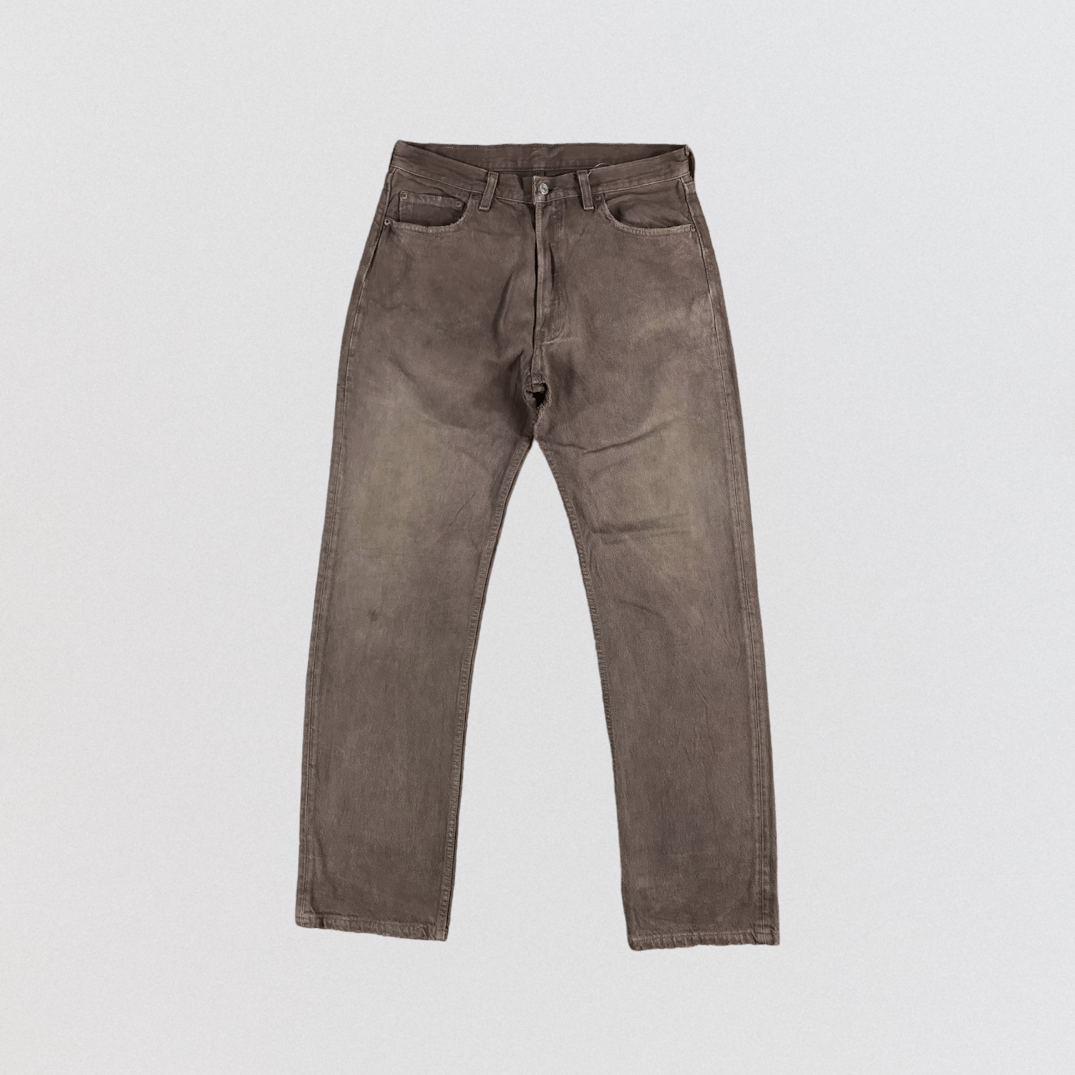 Levi's × Vintage Vintage 90s Ripped Levis 501 Jeans-JM2342 Size US 33 - 1 Thumbnail