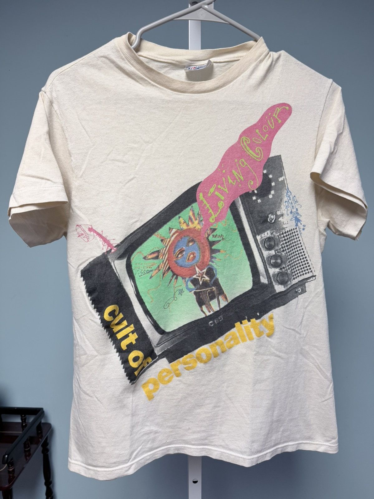 Band Tees Living Colour Vintage 1988 Cult of Personality EP Promo Tee Size US M / EU 48-50 / 2 - 1 Thumbnail