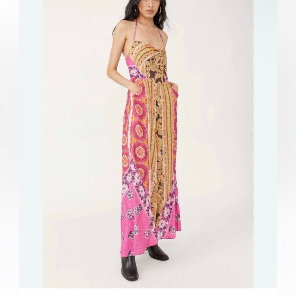 Free People Free People Miranda Printed Jumpsuit Small Size S / US 4 / IT 40 - 4 Thumbnail