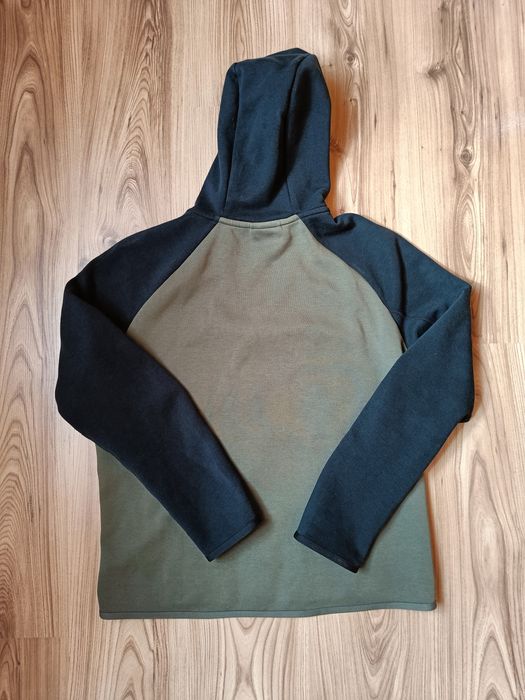 Nike khaki green black nike tech fleece hoodie | Grailed