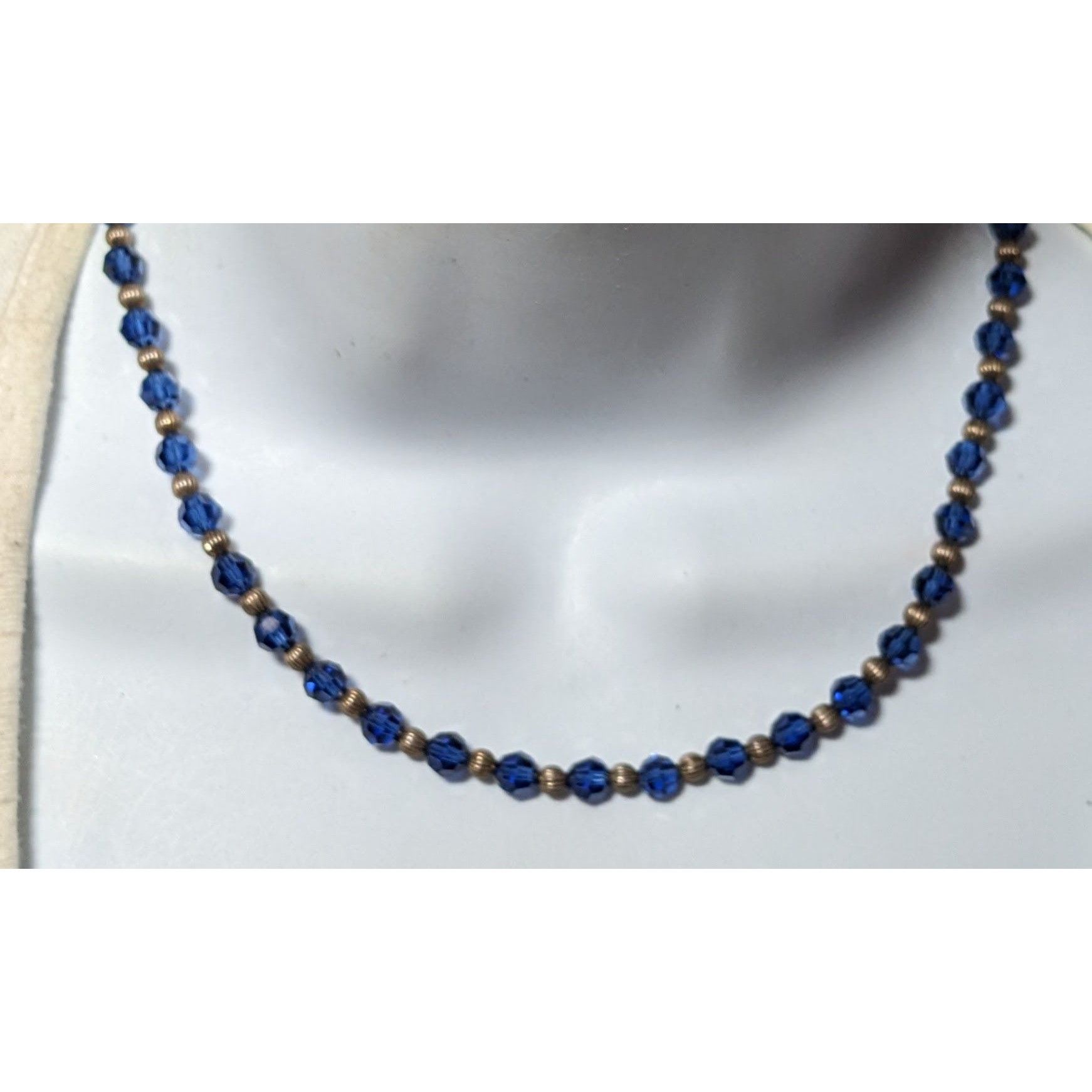 Other Casual Silver Tone And Blue Beaded Necklace Size ONE SIZE - 9 Thumbnail