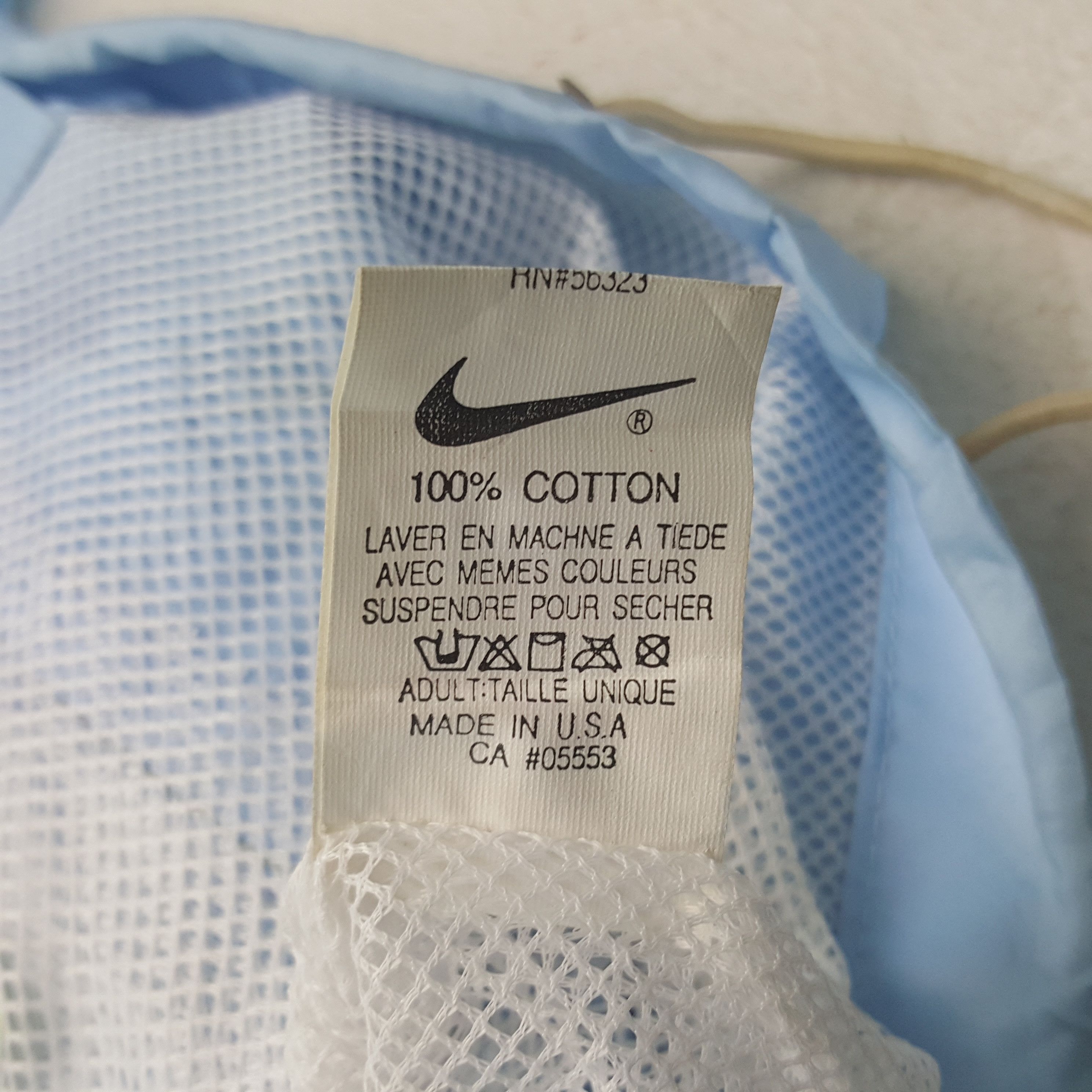 Nike Vintage Nike Big Soowsh Windbreaker Jacket RR3 Size US XL / EU 56 / 4 - 9 Thumbnail