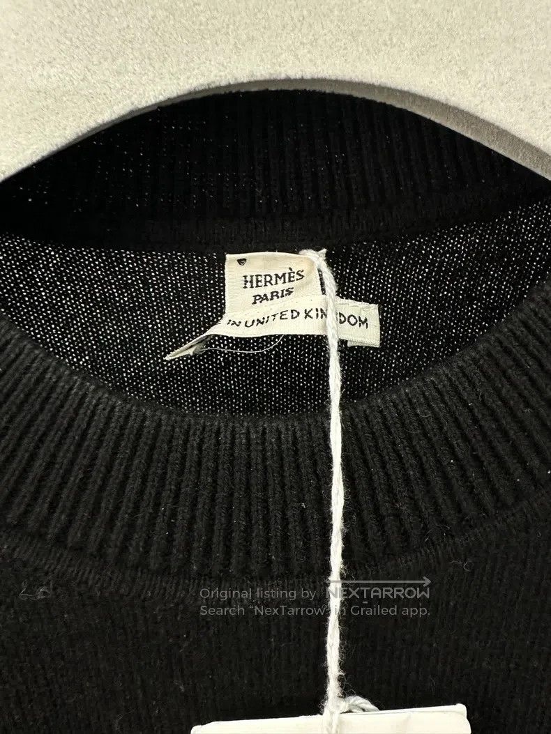 Hermes Hermes Wool Ribbed H-Sweater Size S / US 4 / IT 40 - 2 Thumbnail