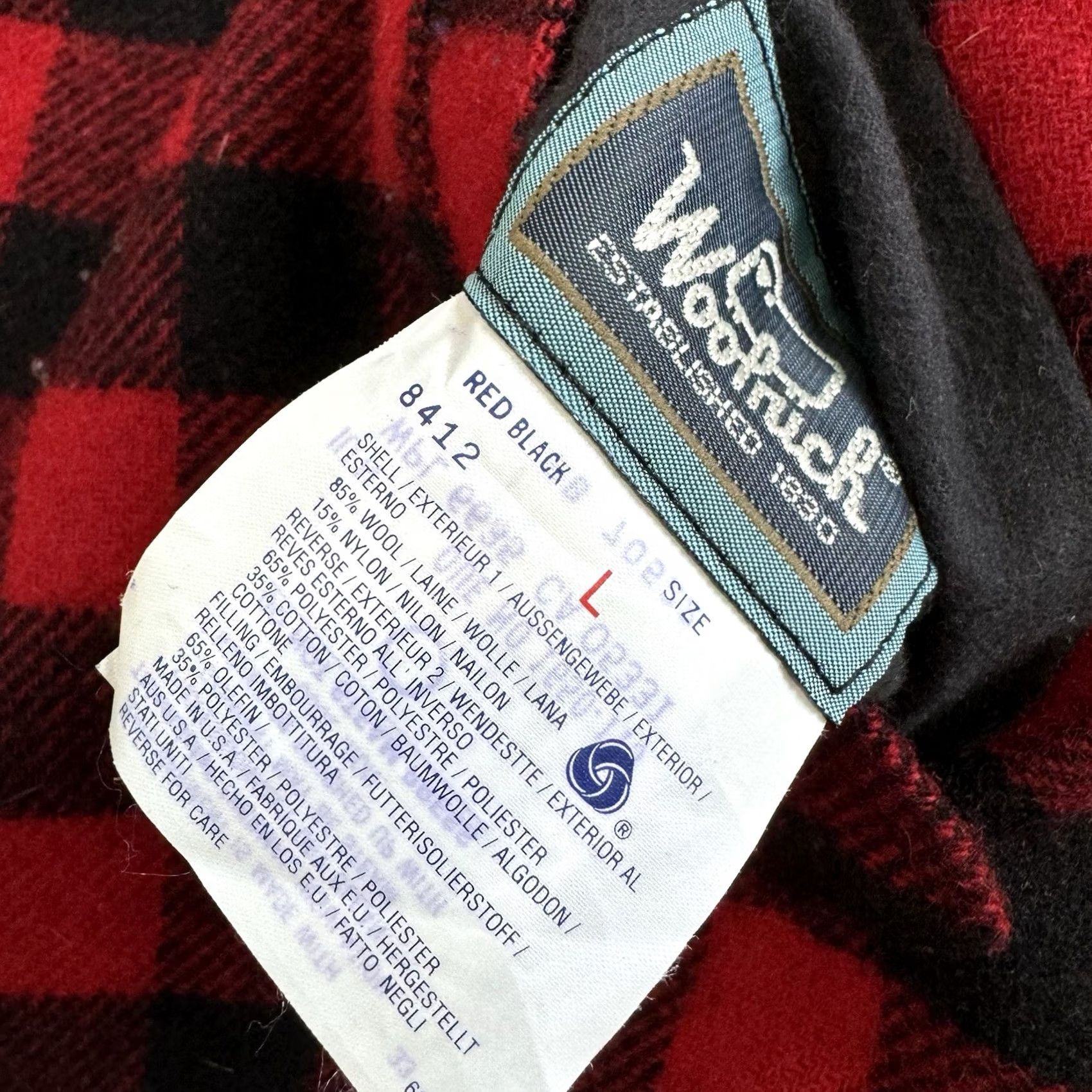 Vintage VINTAGE Woolrich Parka Jacket Reversible Plaid Wool Red Black Size L Men Size US L / EU 52-54 / 3 - 6 Thumbnail