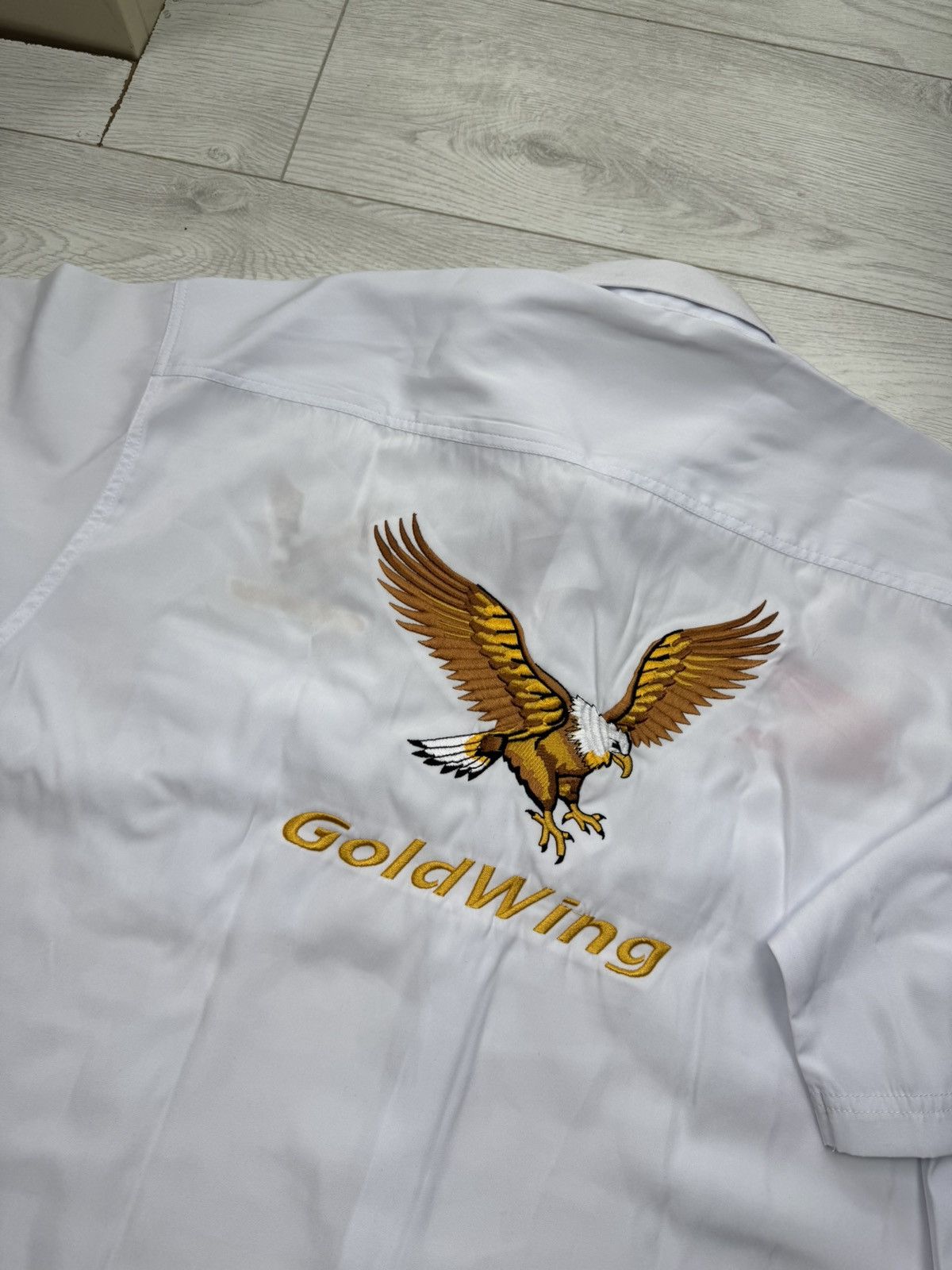 Honda × Vintage Vintage Honda Racing Woody Woodpecker Gold Wing Shirt Size US XXL / EU 58 / 5 - 6 Thumbnail