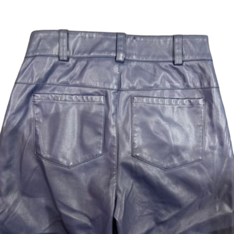 Ronny Kobo Ronny Kobo X RTR Blue Faux Leather Pants in Blue, Size US 2 Size 26" / US 2 / IT 38 - 7 Thumbnail