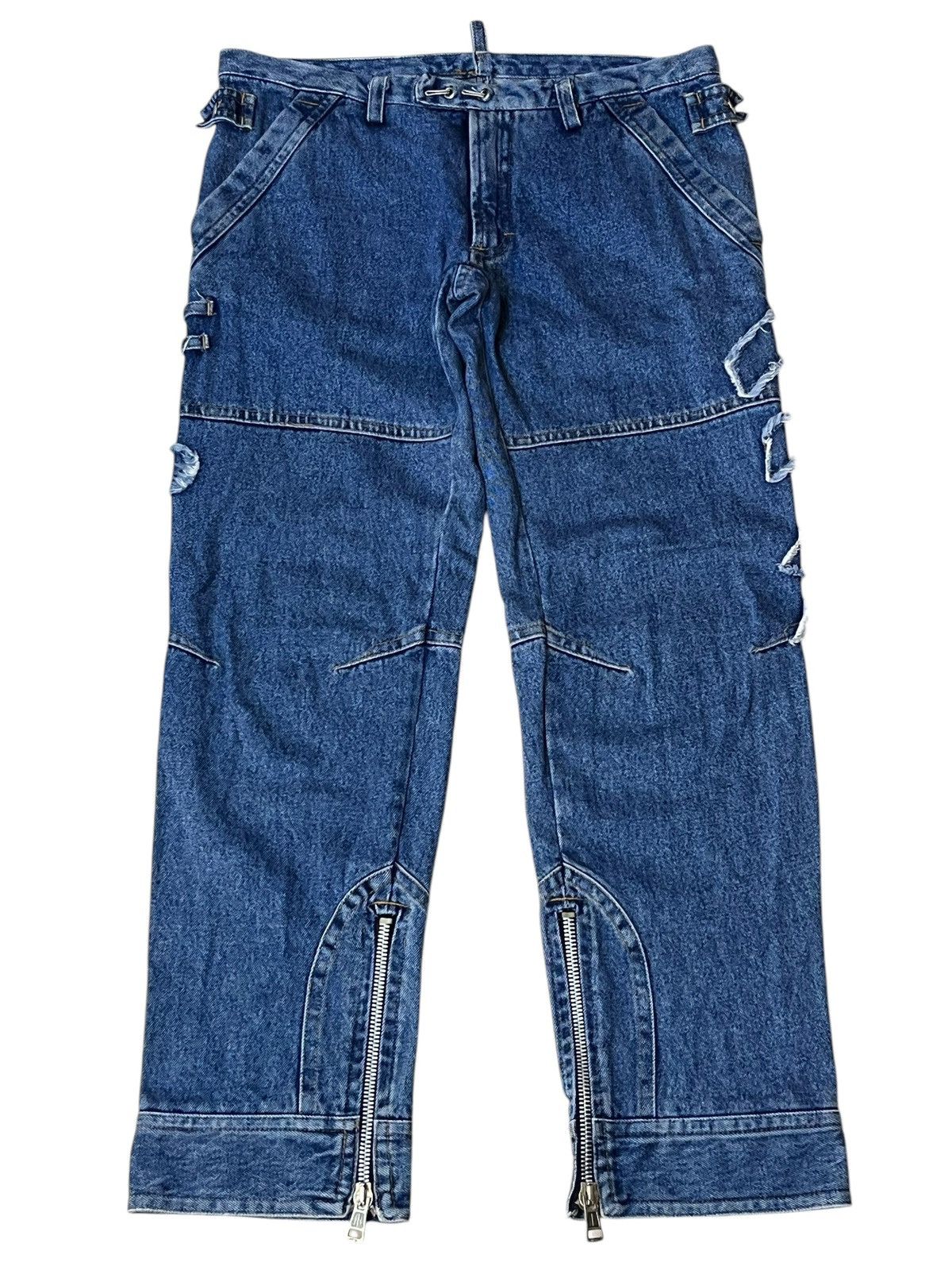 Dsquared2 RARE🔥DSQUARED2 “JACKET STYLE” MADE IN ITALY JEANS Size US 34 / EU 50 - 2 Thumbnail