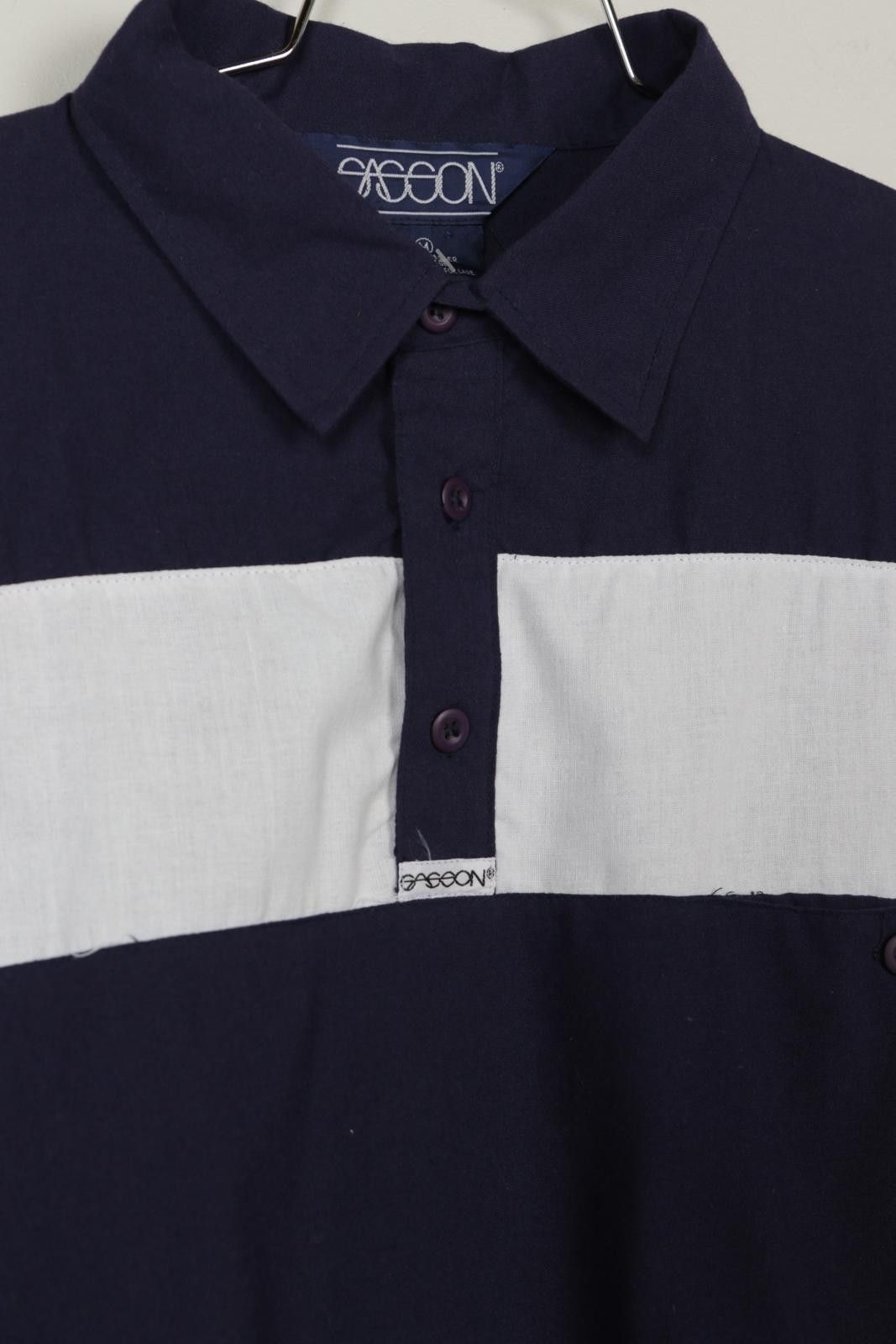 Other 90's Sasson Tri-Color Short Sleeve Polo Size M / US 6-8 / IT 42-44 - 3 Thumbnail