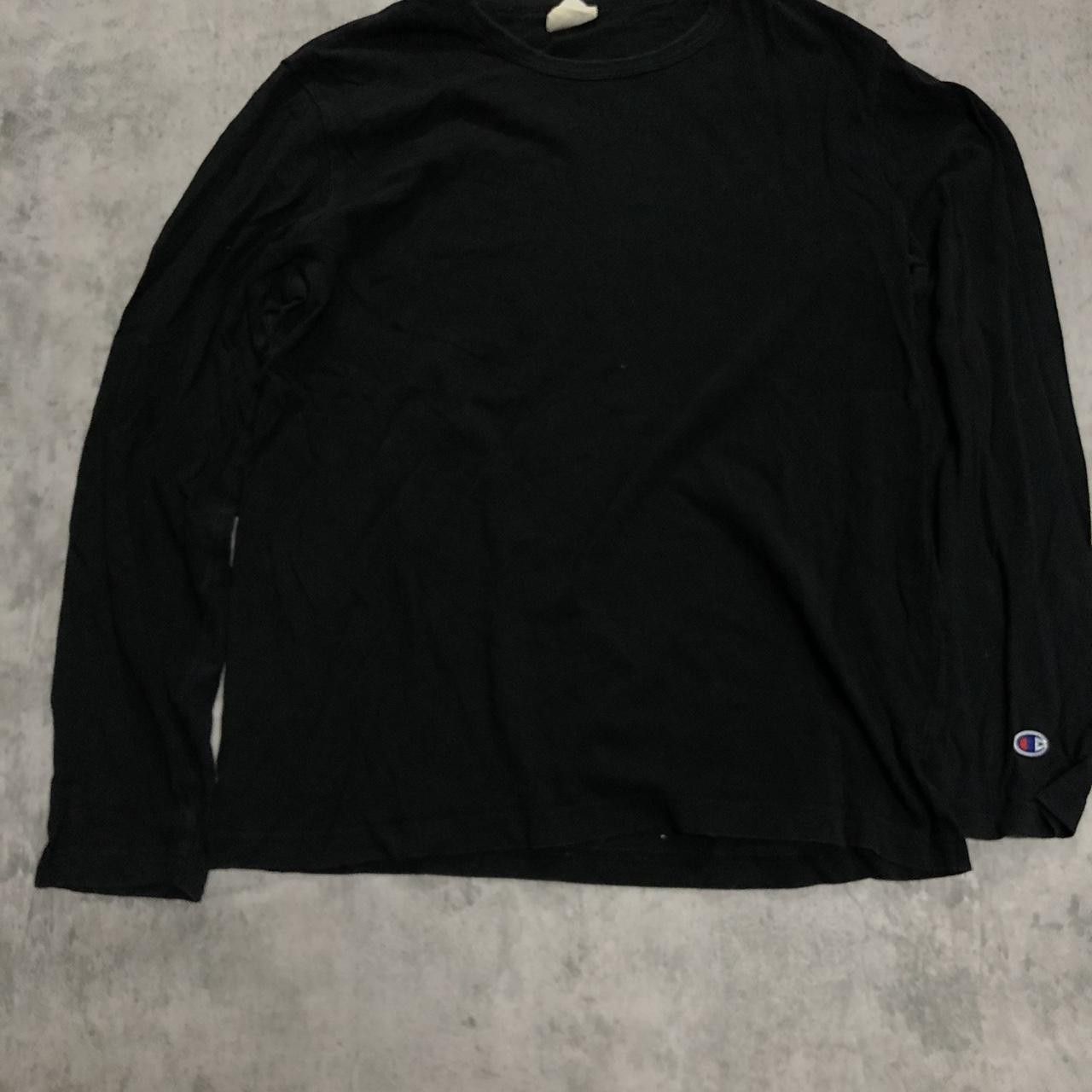 Champion Black Champion long sleeve t-shirt streetwear Size US L / EU 52-54 / 3 - 1 Thumbnail