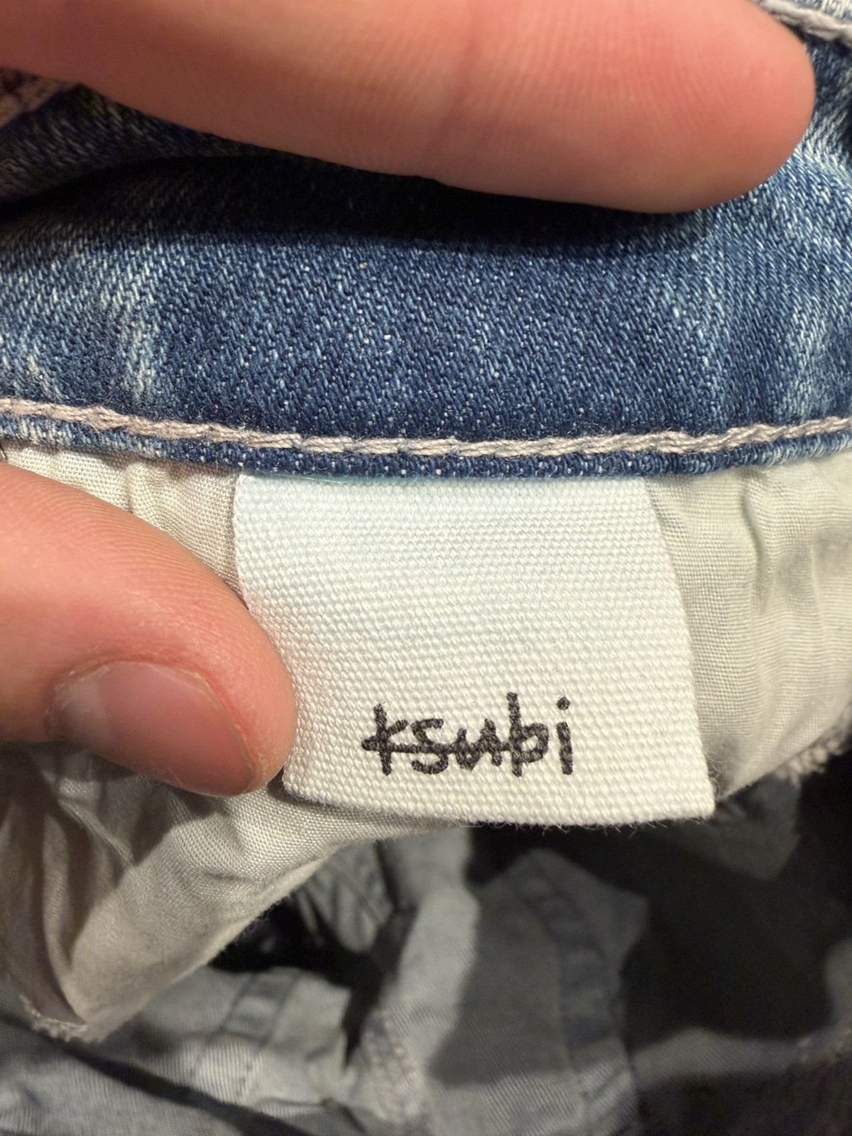 Ksubi Ksubi Chitch Punk Blue Thrashed Jeans Size 33 Size US 33 - 11 Thumbnail