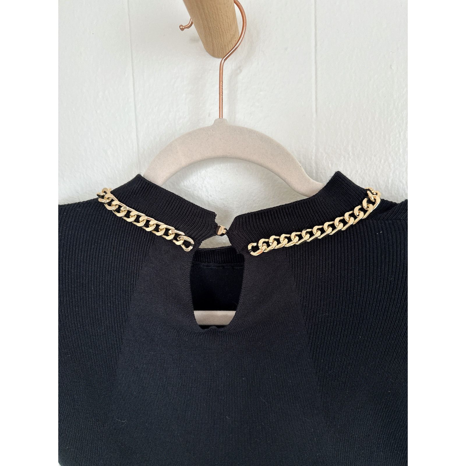 Liu Jo Liu Jo Milano Padded Shoulder Knit Top - Made in Italy - S Size S / US 4 / IT 40 - 3 Thumbnail