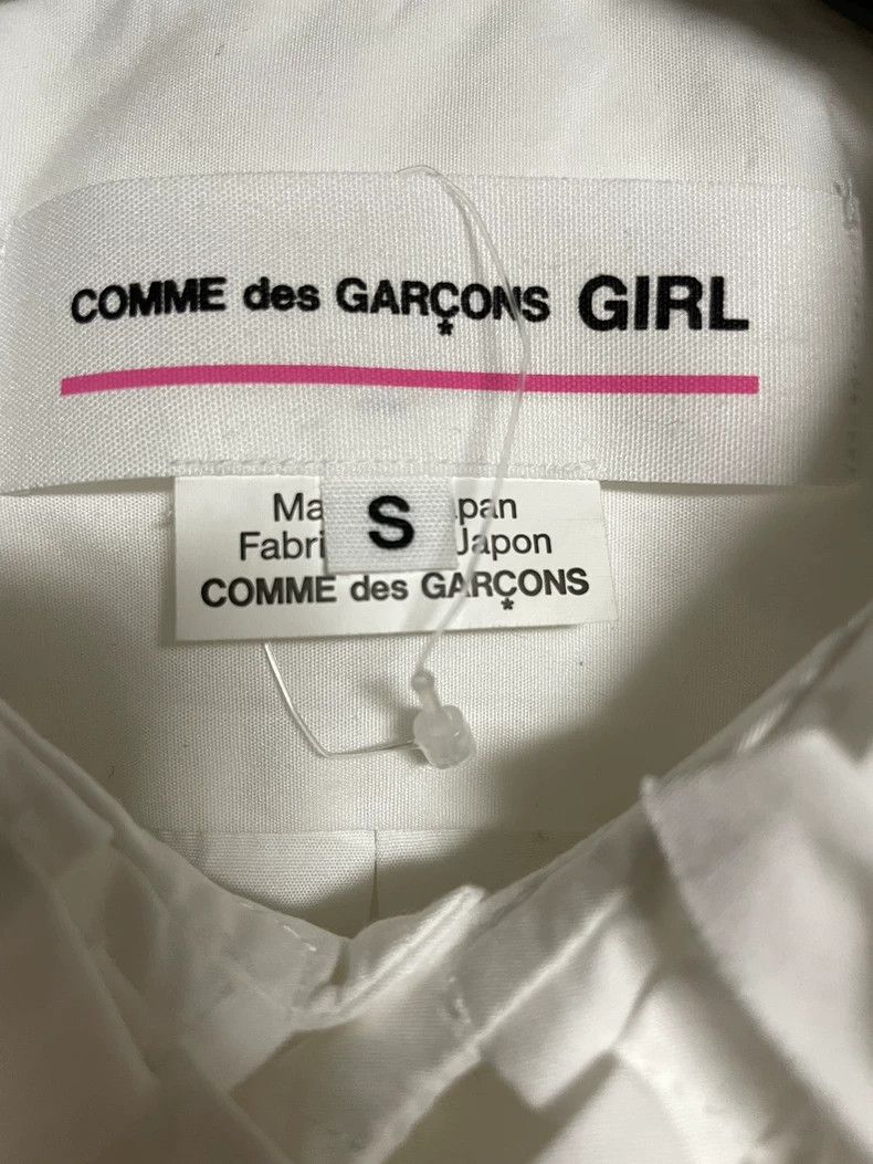 Comme des Garcons Comme Des Garcons Versatile White Shirt with Double Ruffle Size S / US 4 / IT 40 - 4 Thumbnail