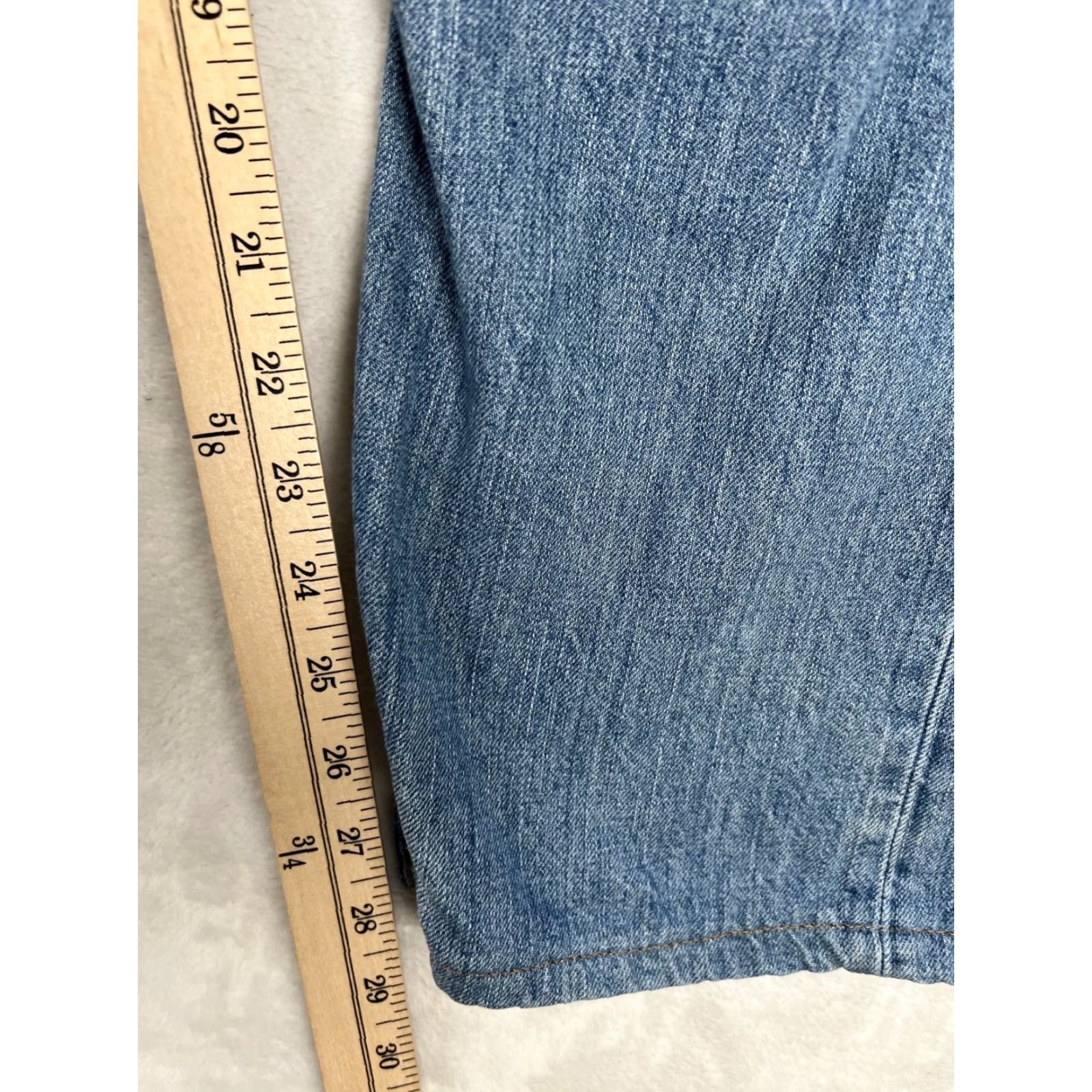 Polo Ralph Lauren VINTAGE Polo Ralph Lauren Jeans Denim 34x29 Relaxed Straight 5-Pocket Logo Blue Men 90s Retro USA Polo Ralph Lauren Jeans Breaks-READ Altered Size US S / EU 44-46 / 1 - 4 Thumbnail