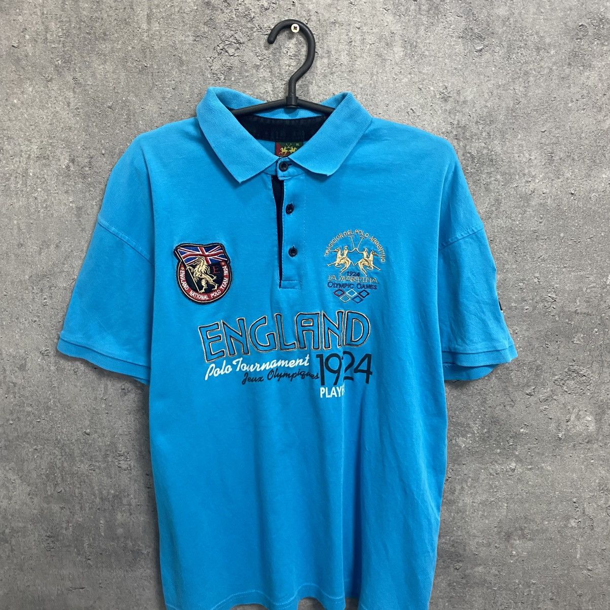 La Martina Vintage Y2K La Martina England #3 Polo T-Shirt Hype Size US XL / EU 56 / 4 - 5 Thumbnail