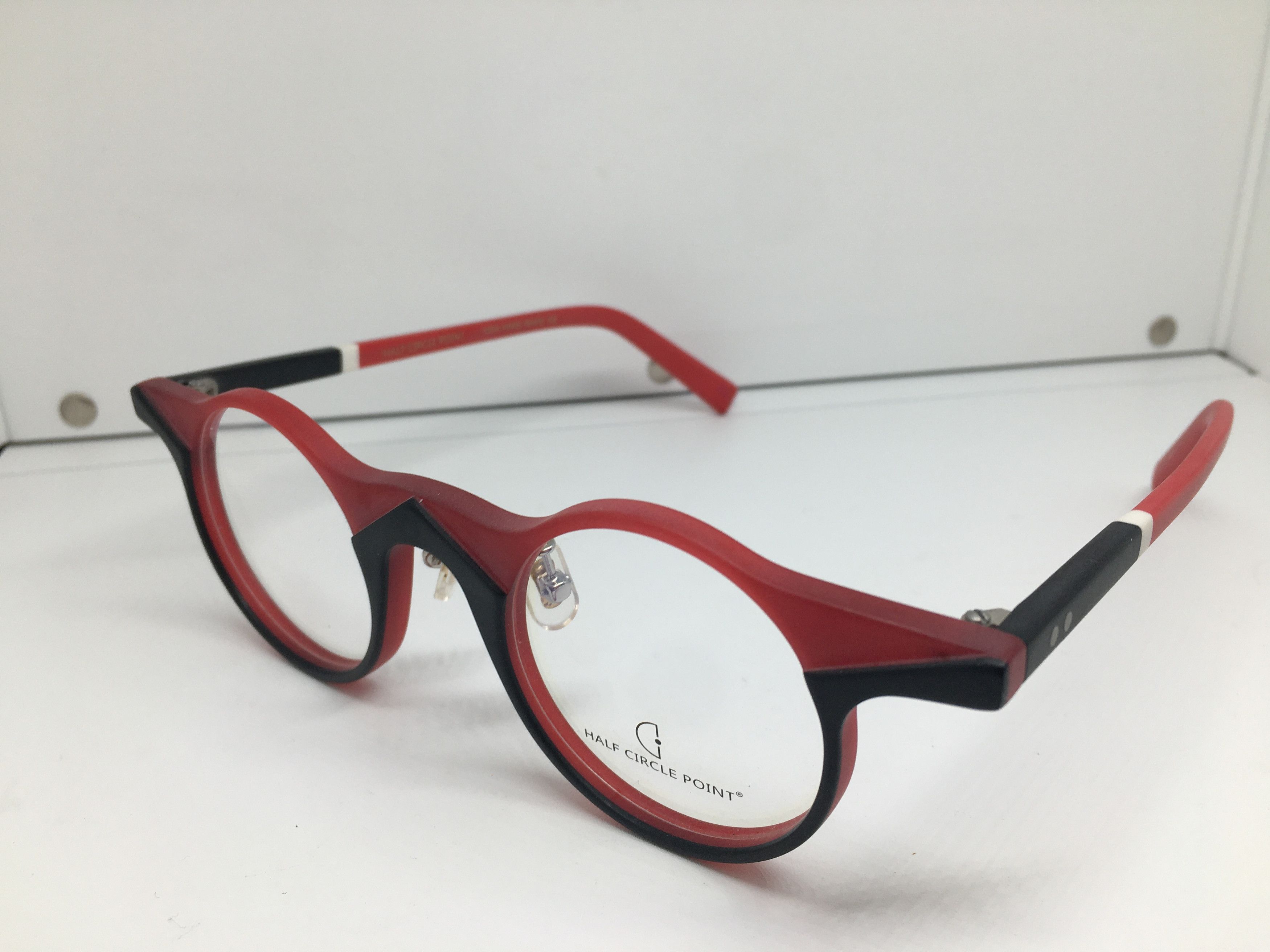 Other HALF CIRCLE POINT Handmade Acetate Round Eyeglasses frame Size ONE SIZE - 3 Thumbnail