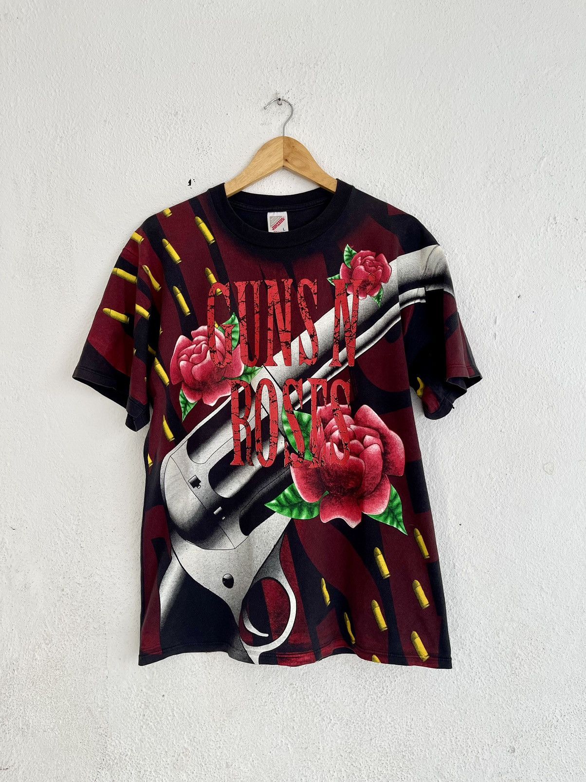 Band Tees × Vintage 1993 Vintage Guns N Roses All Over Print Size US L / EU 52-54 / 3 - 1 Thumbnail