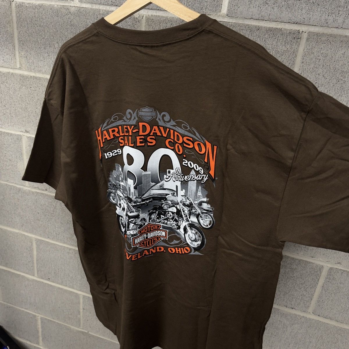 Harley Davidson Harley Davidson Flame Shirt ERD Grunge Chrome Biker WCC Size US XL / EU 56 / 4 - 5 Thumbnail