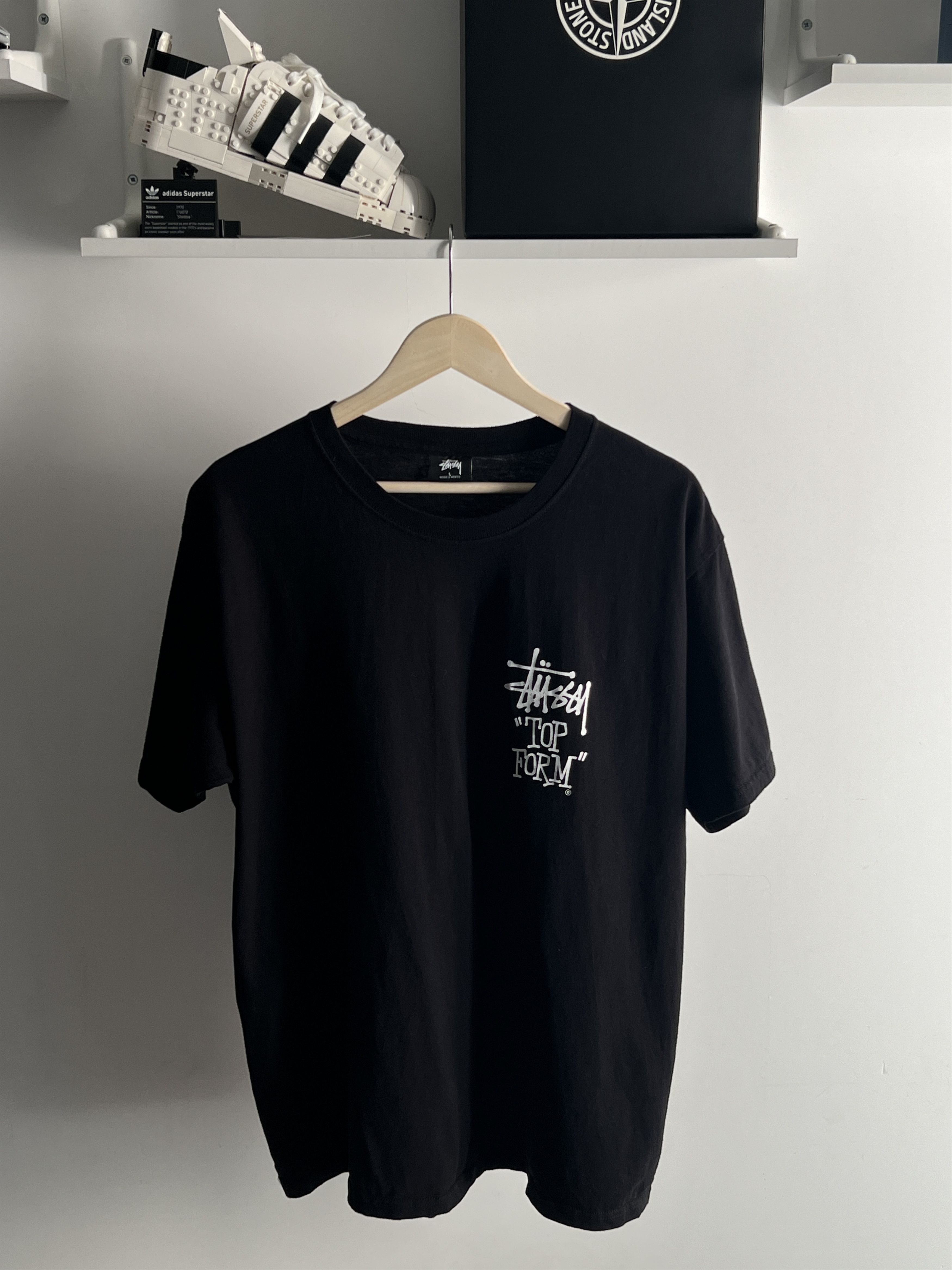 Stussy × Vintage Stussy Top Form Rare Tee T shirt Streetwear Size US L / EU 52-54 / 3 - 1 Thumbnail