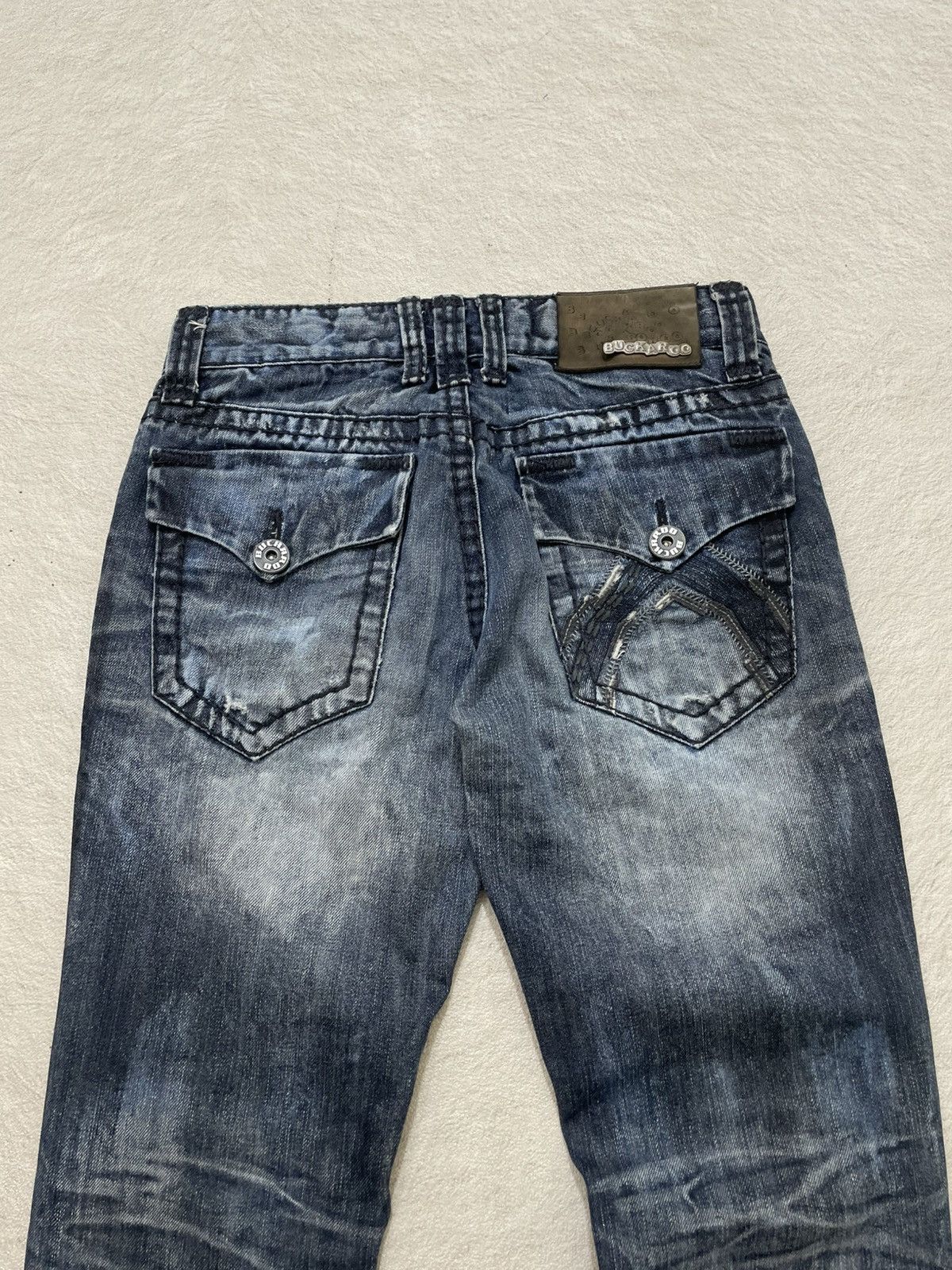 Undercover 2000s Kapital Heavy Distressed Wash Jeans Y2K Ifsix LGB Y’s Size 28" / US 6 / IT 42 - 10 Thumbnail