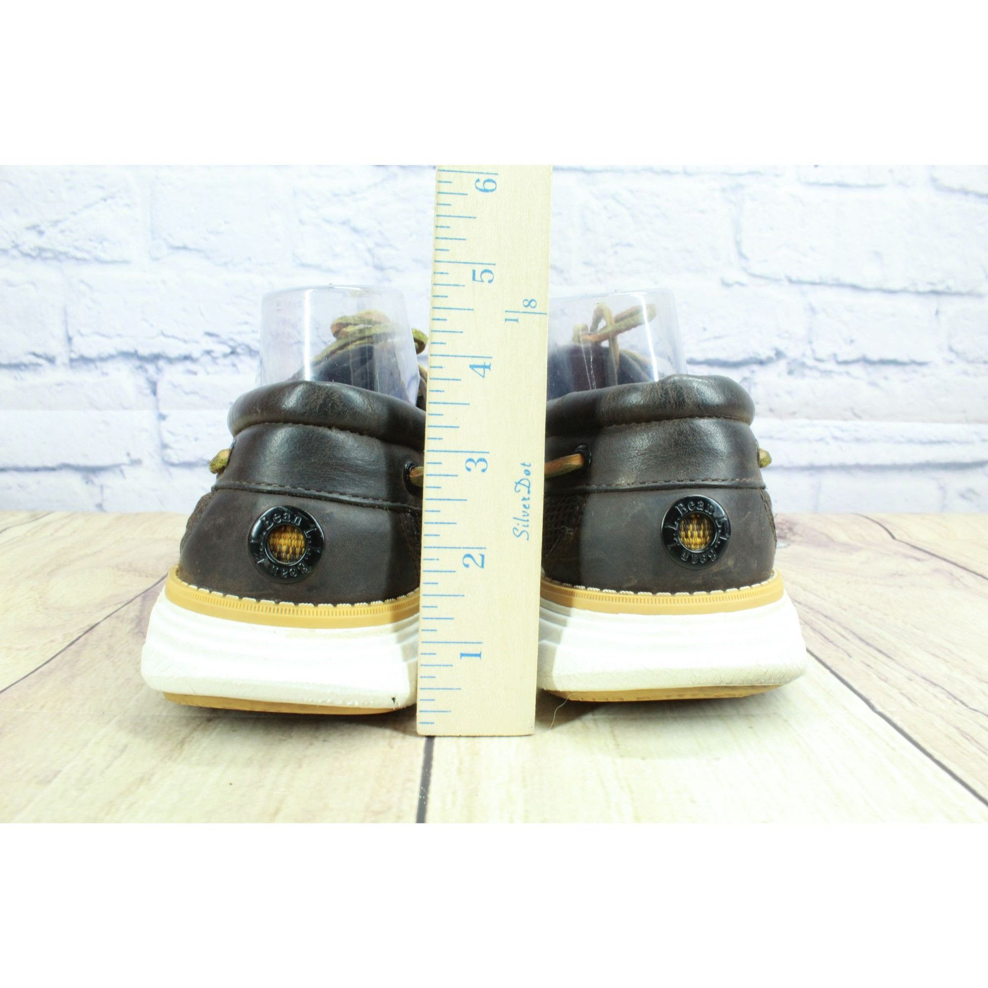 L.L. Bean LL Bean Kennebec Brown Mesh Boat Shoes Men's Size 9.5 M Size US 9.5 / EU 42-43 - 6 Thumbnail