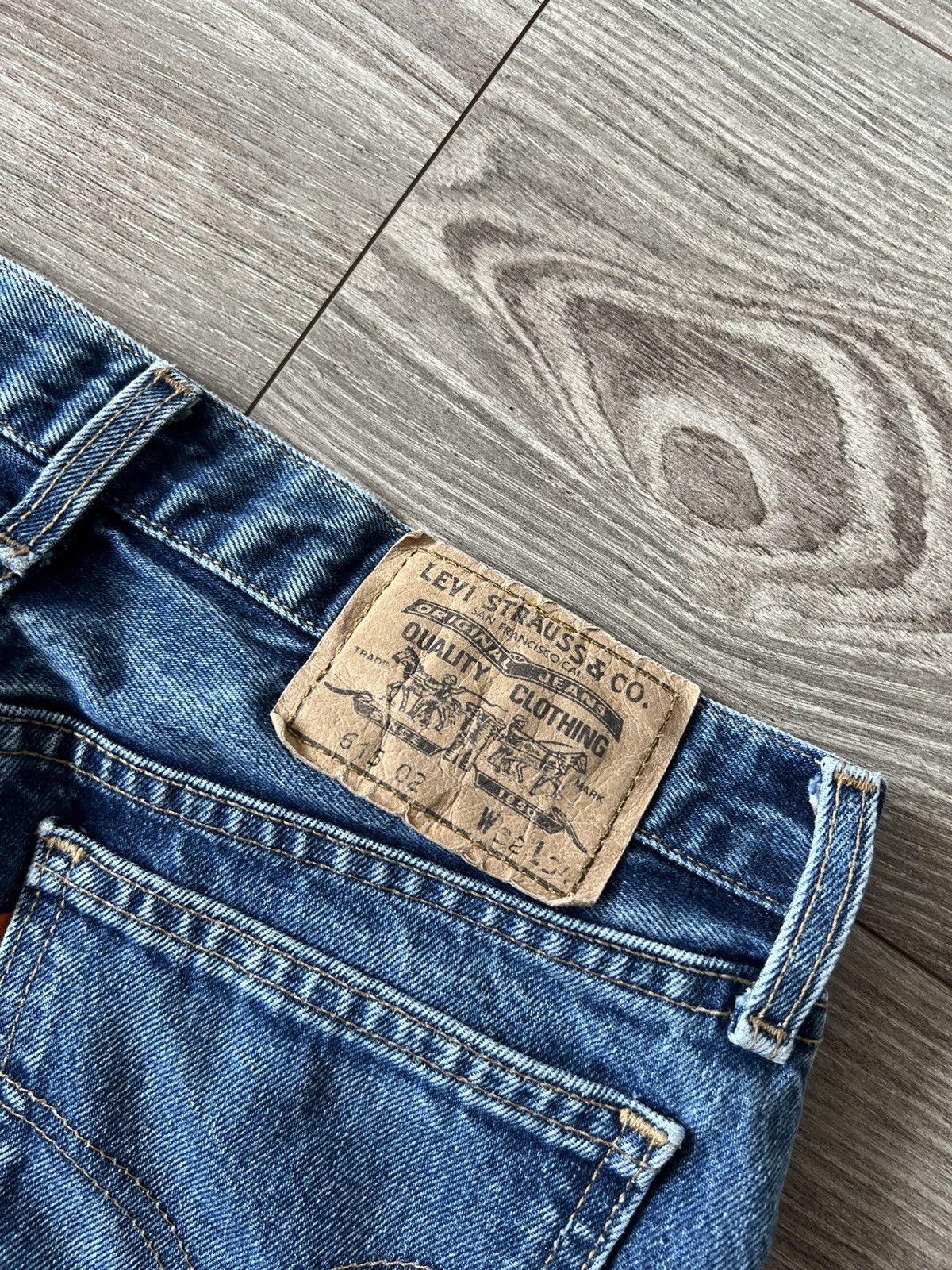 Levi's Vintage Levis Orange Tab Made in USA 90s Blue Denim Jeans Size US 32 / EU 48 - 7 Thumbnail