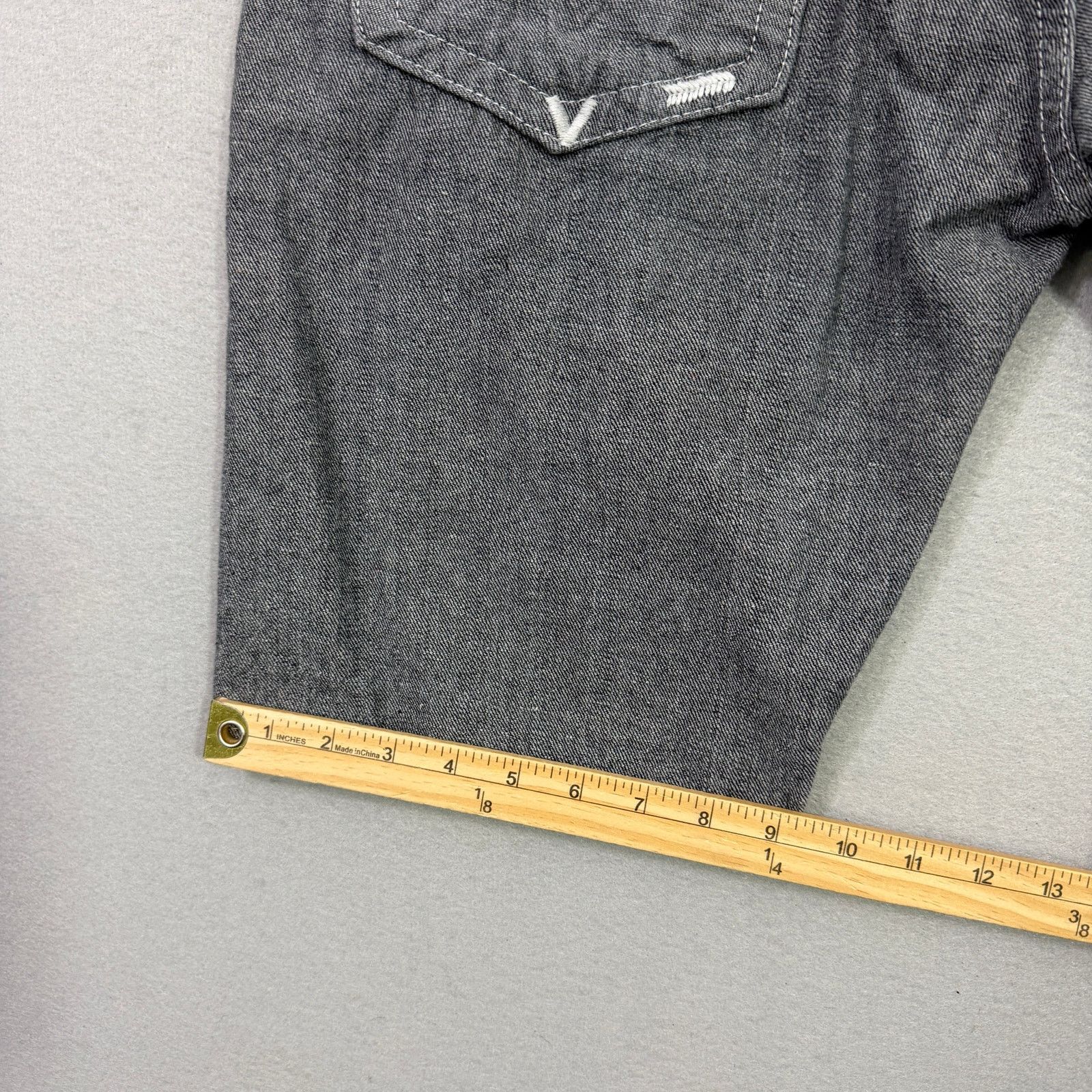 Vintage Jeanetix Jean Shorts Mens 38 Gray 11" Inseam Jorts Hip Hop Size US 38 / EU 54 - 9 Thumbnail