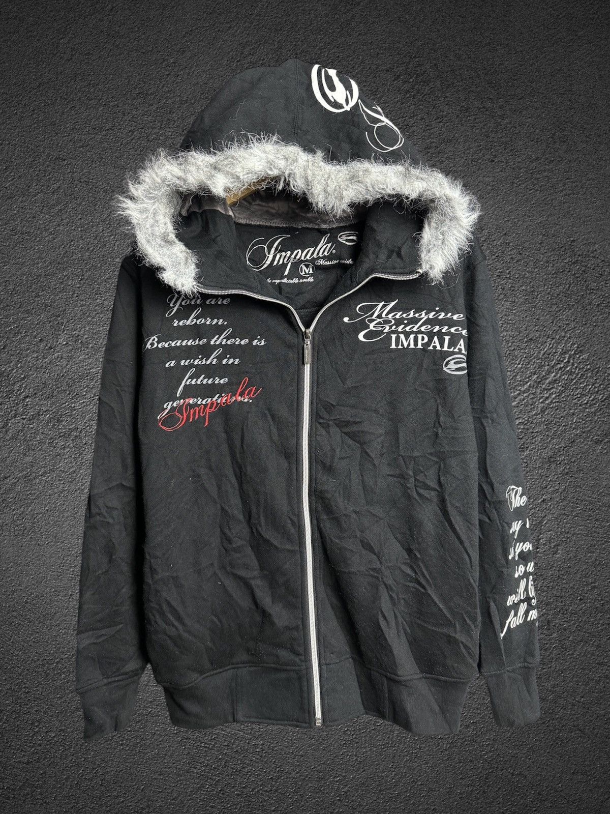 If Six Was Nine × Japanese Brand × Le Grande Bleu (L.G.B.) Fur poem impala hoodie zipper Size US M / EU 48-50 / 2 - 1 Thumbnail