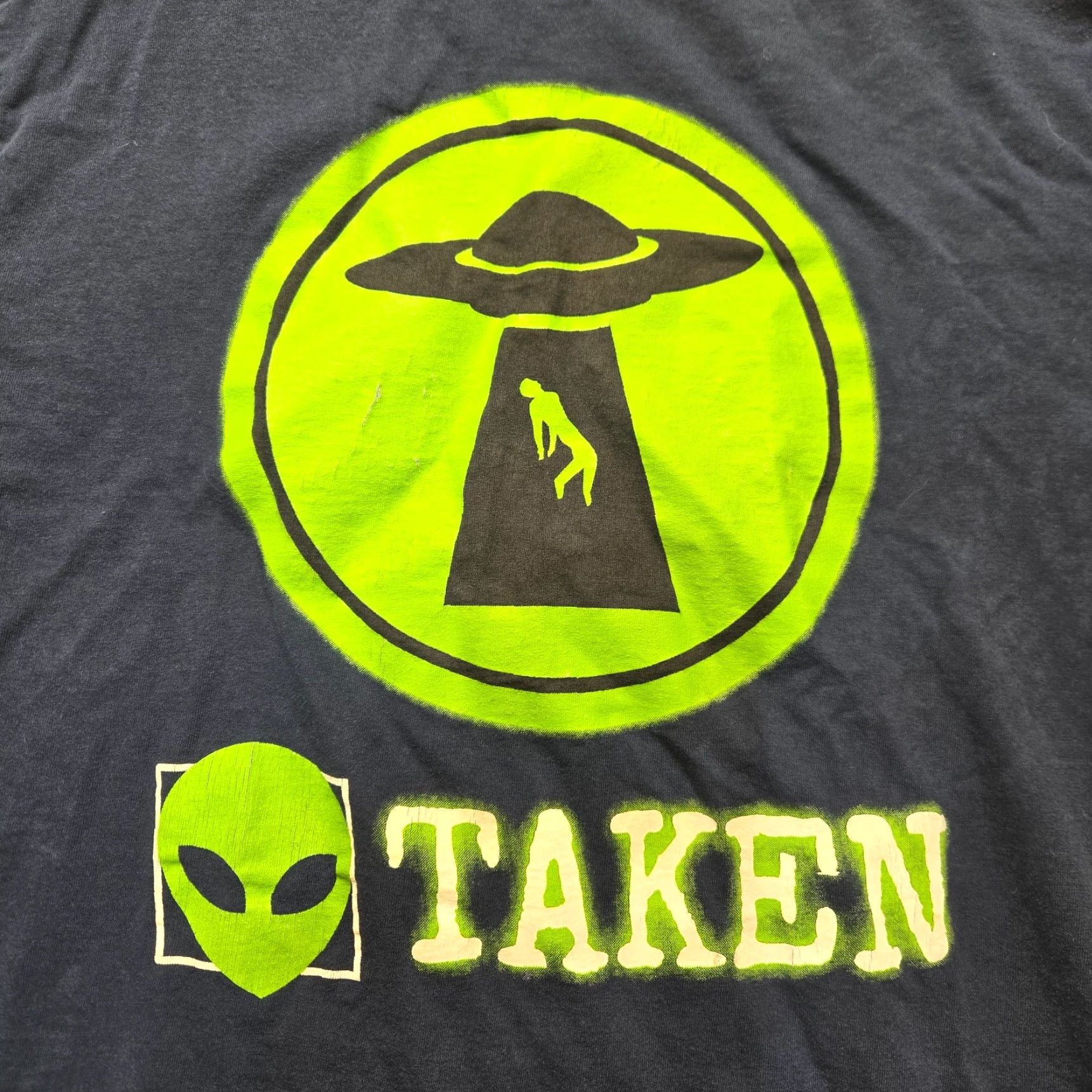 Area Funny UFO Abduction T-Shirt Adult Men S Small Blue Area 51 Alien Size US S / EU 44-46 / 1 - 2 Thumbnail