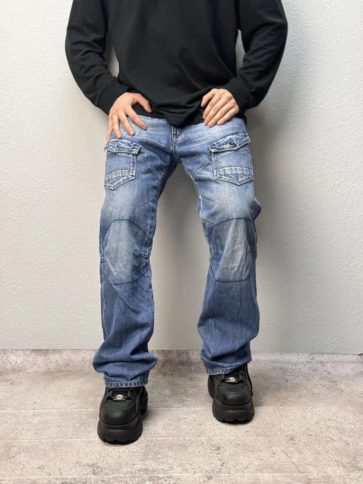 G-Star VTG Yohji Yamamoto Junya Watanabe Style Bondage Cargo Pants Size US 30 / EU 46 - 1 Thumbnail