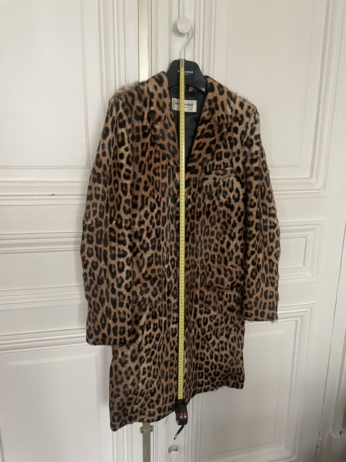 Saint Laurent Paris × Yves Saint Laurent Fur coat leopard print Saint Laurent Size S / US 4 / IT 40 - 9 Thumbnail