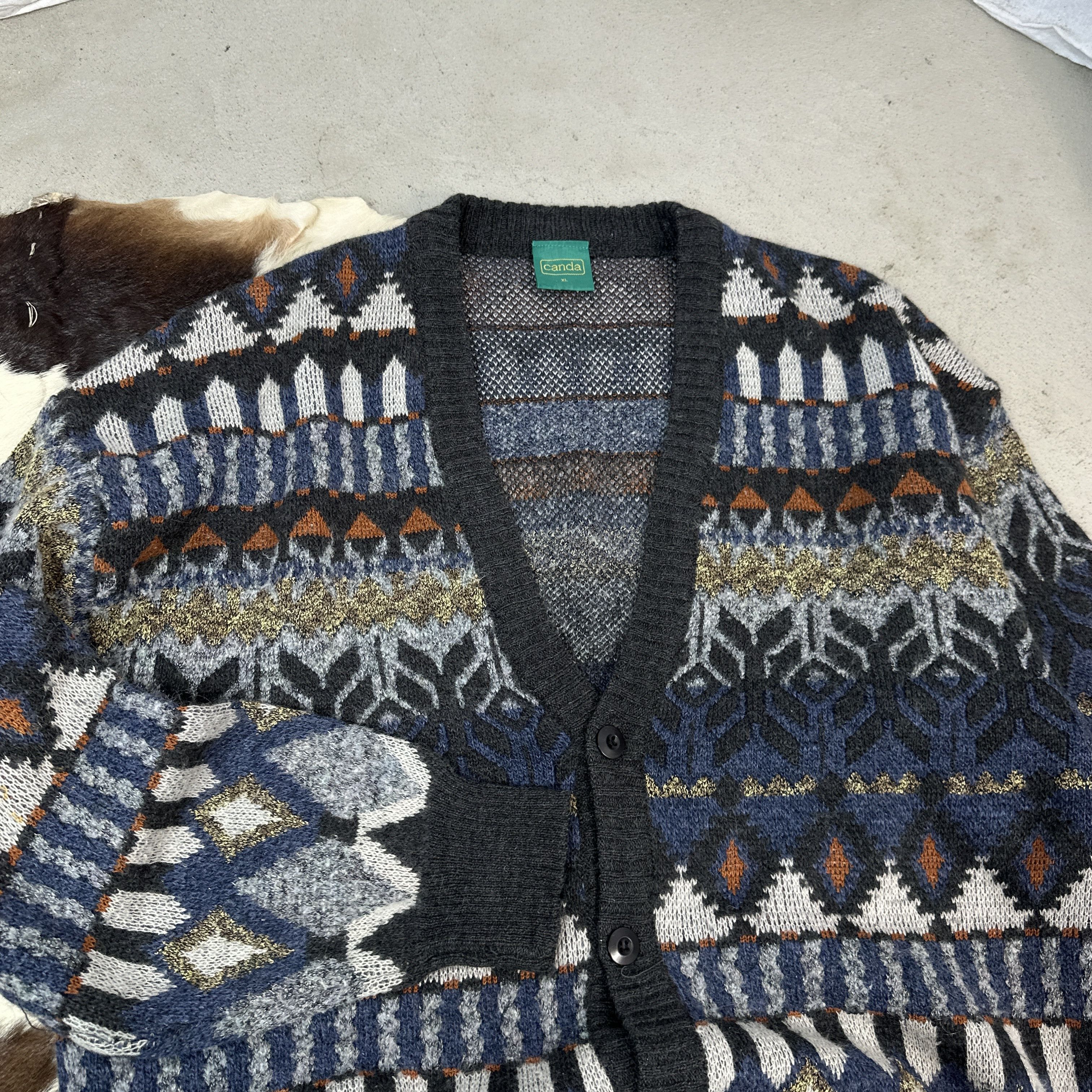 Vintage Vintage 90s Cardigan Size US XL / EU 56 / 4 - 3 Thumbnail