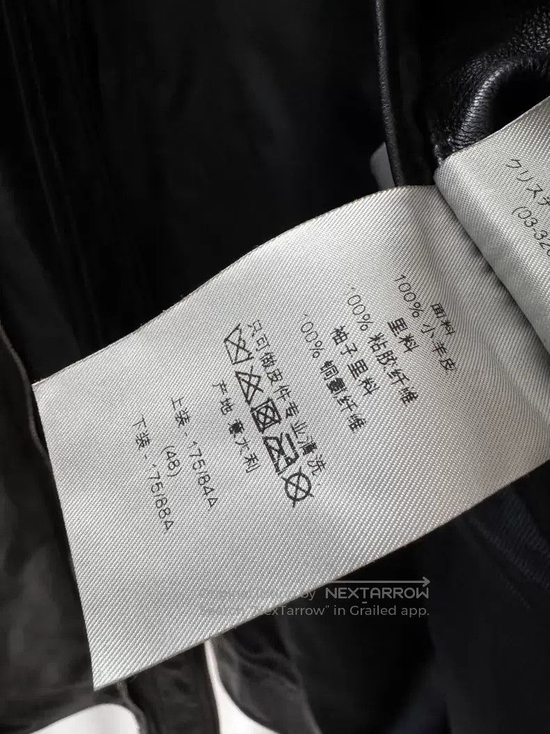 Dior Dior Black Leather Jacket with Hidden Buttons i Size US M / EU 48-50 / 2 - 8 Thumbnail