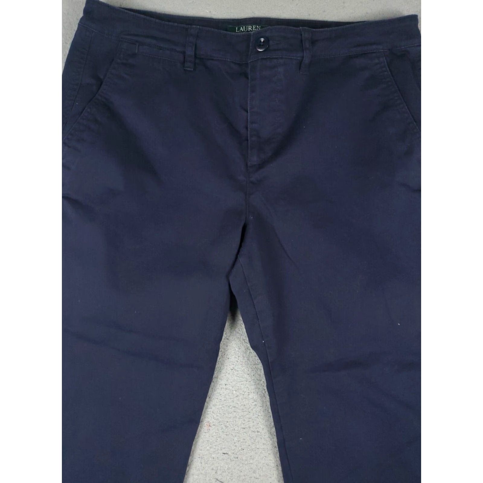 Ralph Lauren Ralph Lauren Jeans Womens Size 12P 33x26 Blue Straight Leg Cotton Blend Pants Womens Size 34" / US 12 / IT 48 - 2 Thumbnail