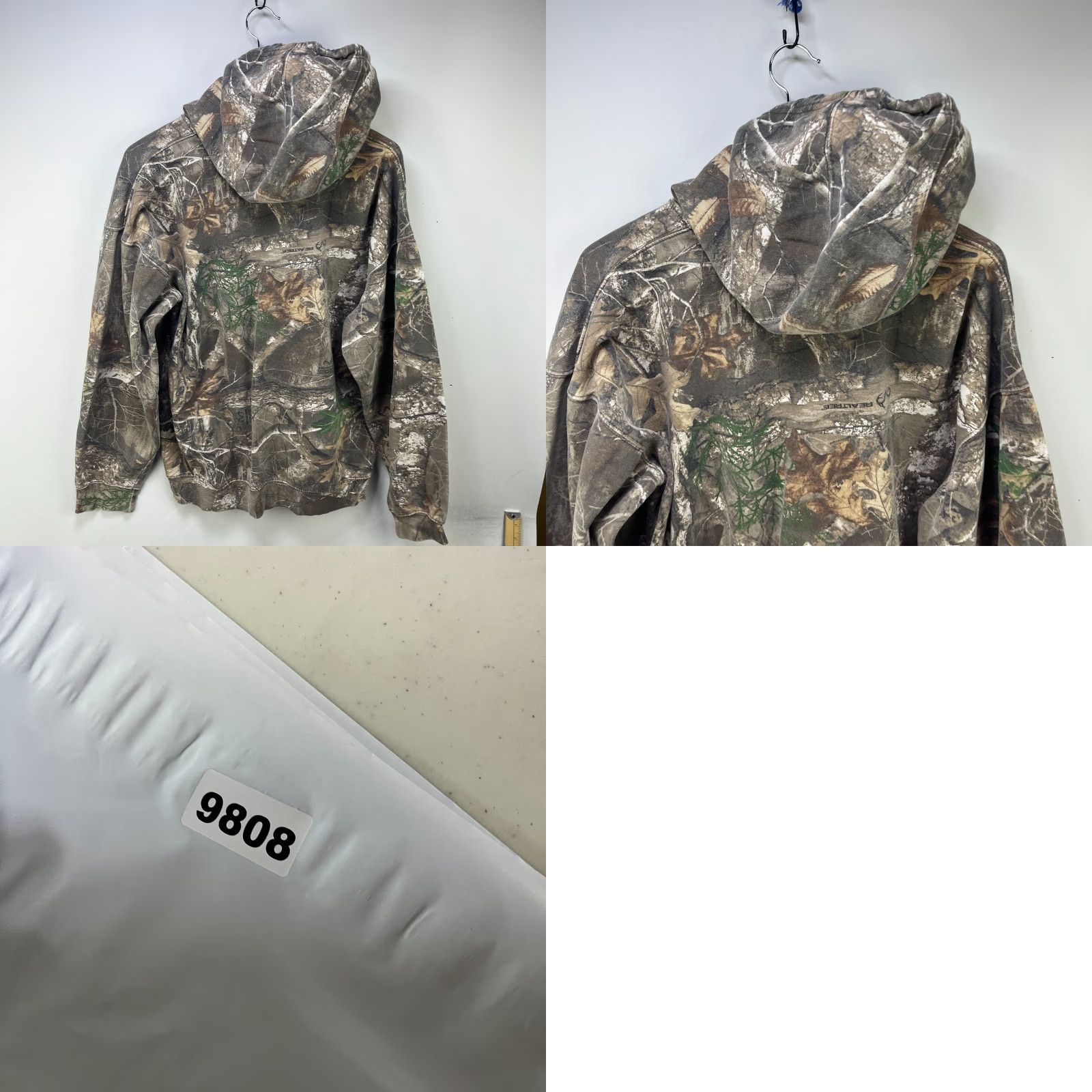 Vintage VINTAGE Real Tree Camo Hoodie XL 2XL Men Green Pullover Sweatshirt Shirt サイズ? Size US XL / EU 56 / 4 - 8 Thumbnail