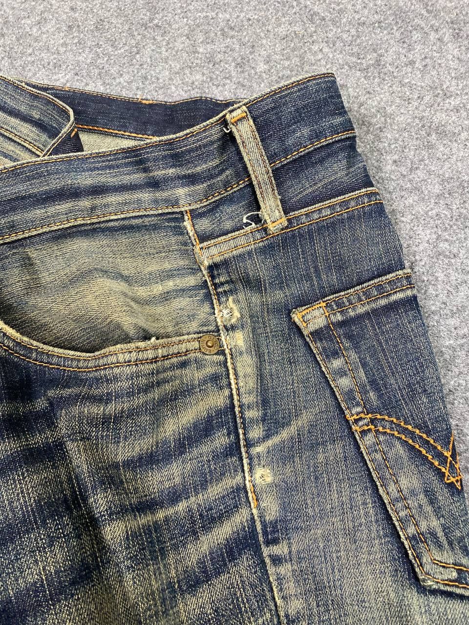 Edwin vintage edwin rusty distressed denim nice design Size US 34 / EU 50 - 12 Thumbnail